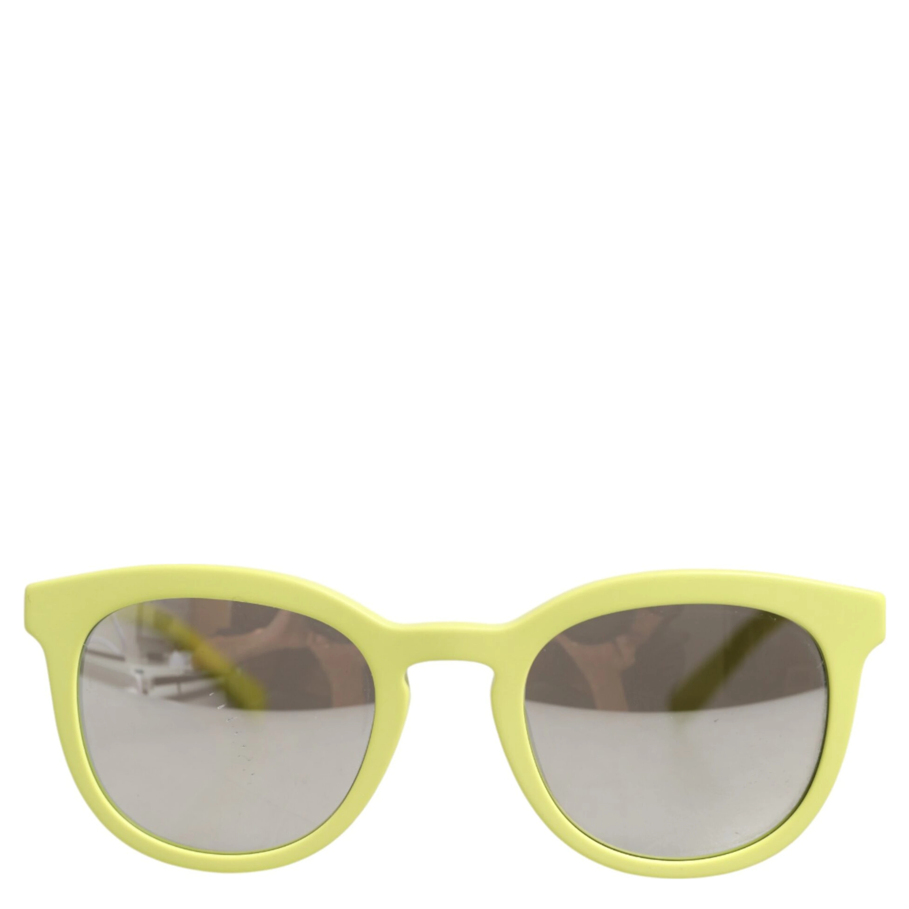 DG4324 Yellow Framed Mirrored Lenses Eyewear Sunglasses