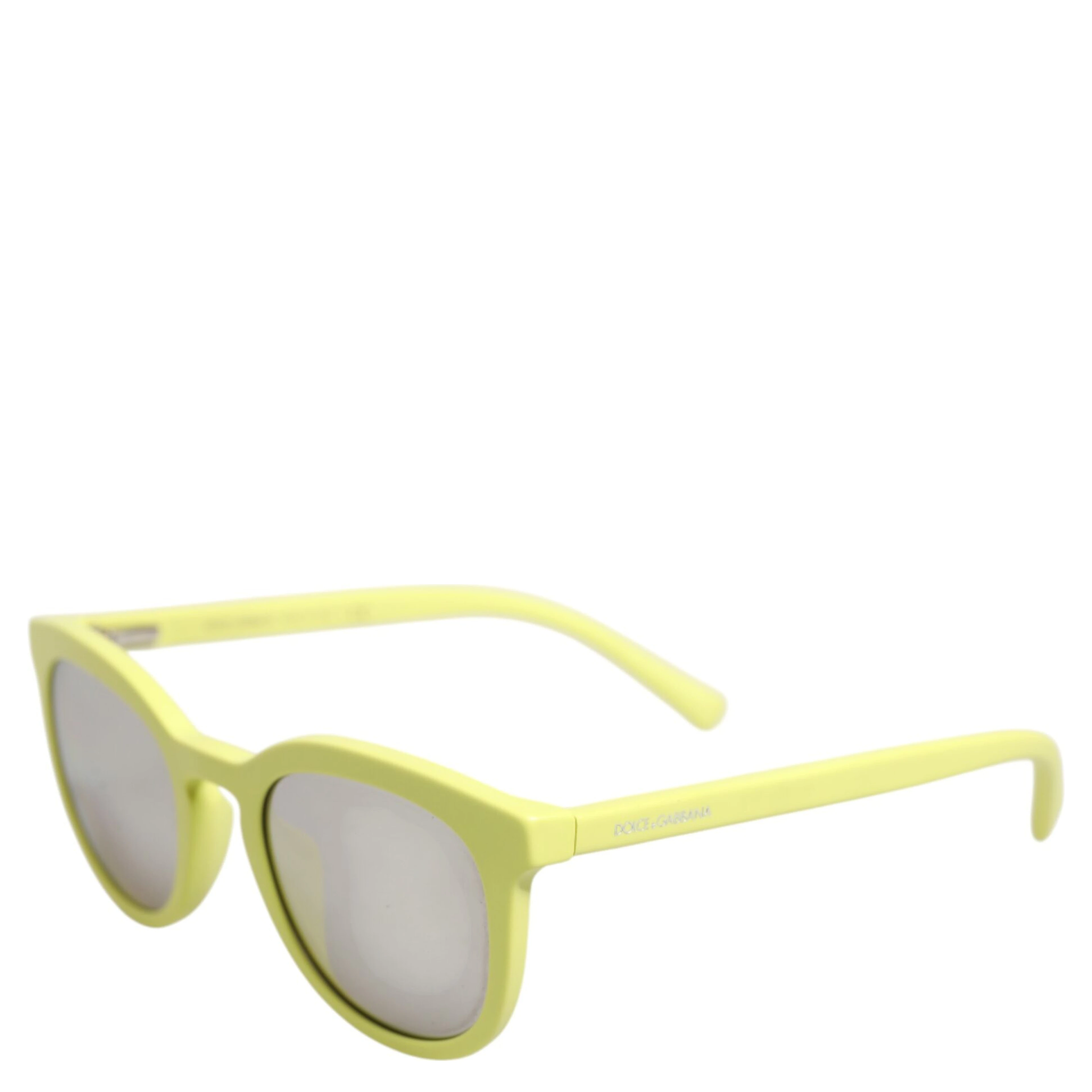DG4324 Yellow Framed Mirrored Lenses Eyewear Sunglasses