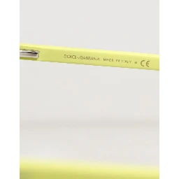 DG4324 Yellow Framed Mirrored Lenses Eyewear Sunglasses