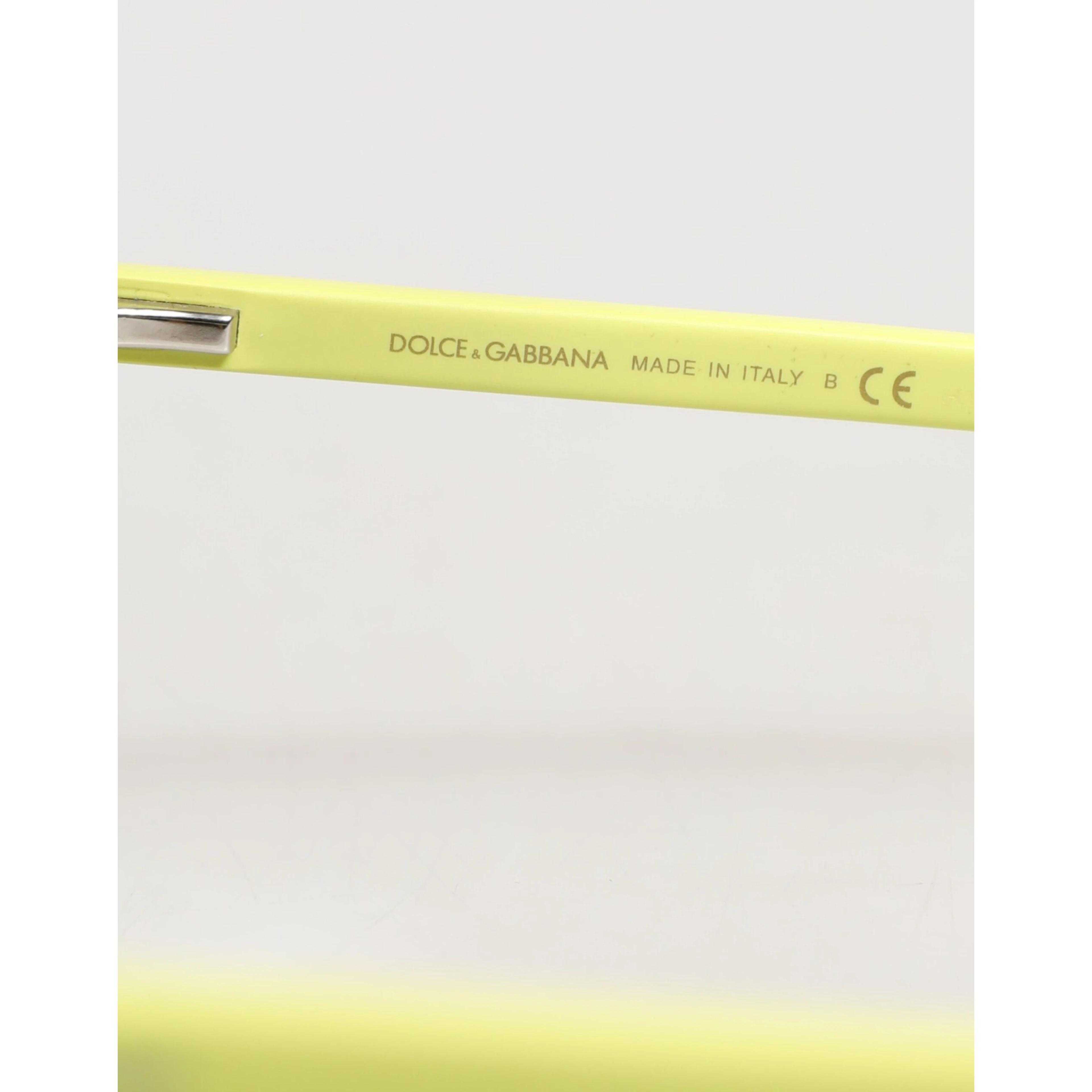 DG4324 Yellow Framed Mirrored Lenses Eyewear Sunglasses