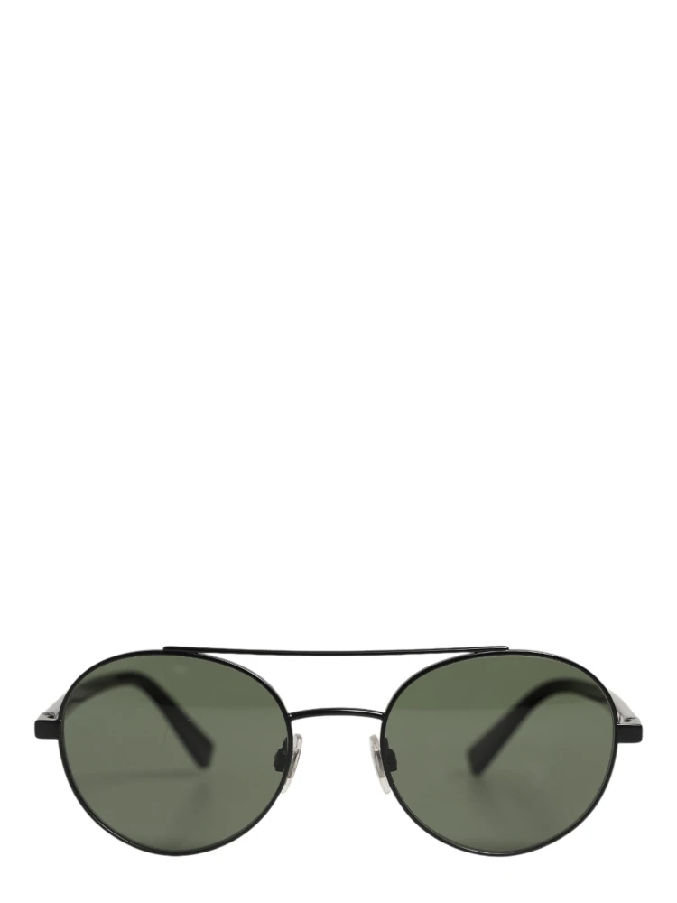 Matte Black Steel Frame Gray Lens Sunglasses alternative