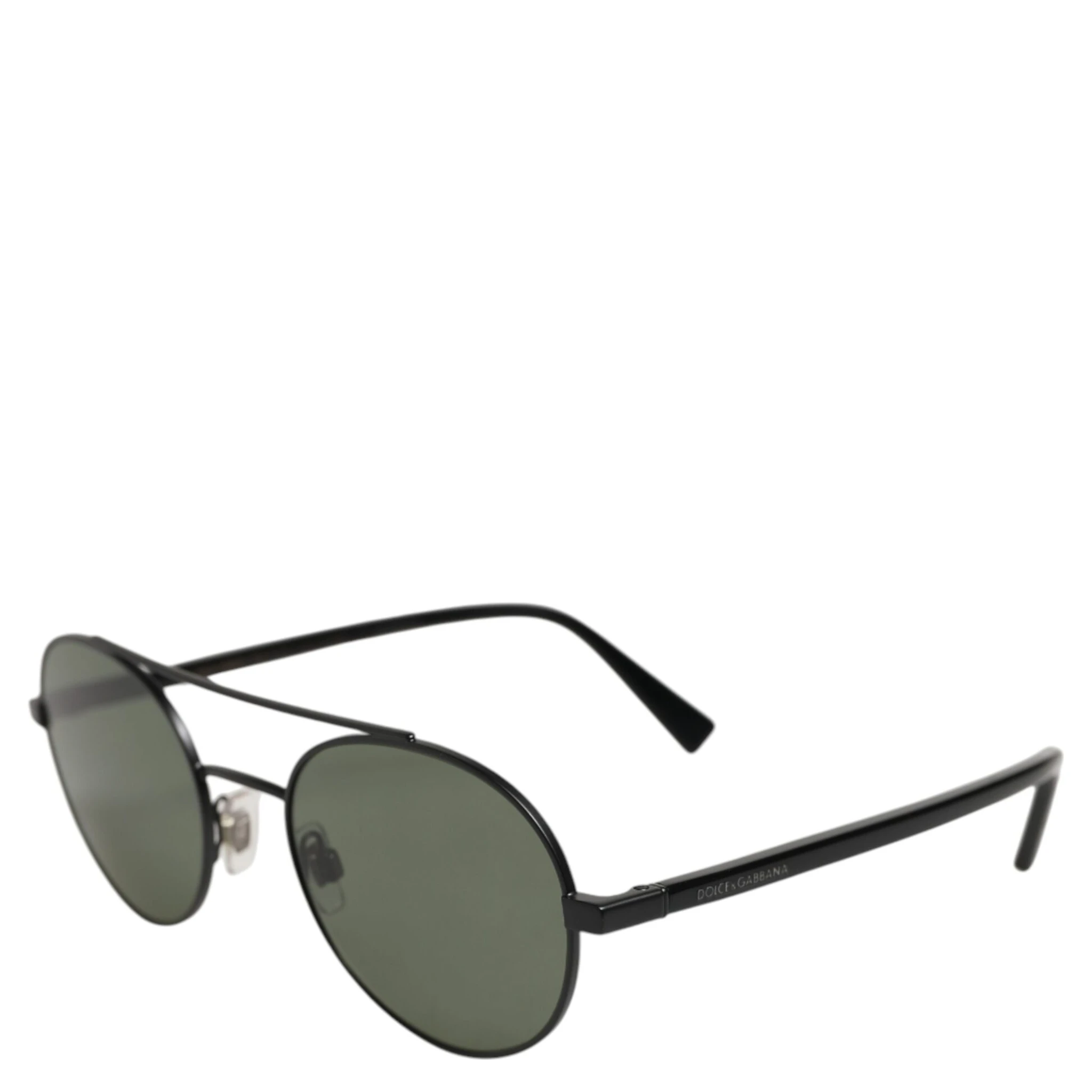 Matte Black Steel Frame Gray Lens Sunglasses