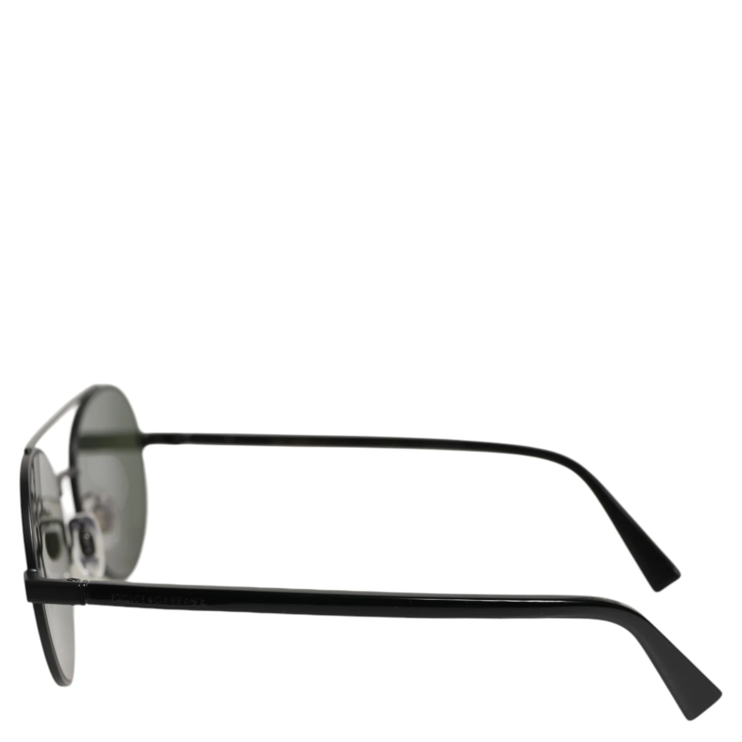 Matte Black Steel Frame Gray Lens Sunglasses