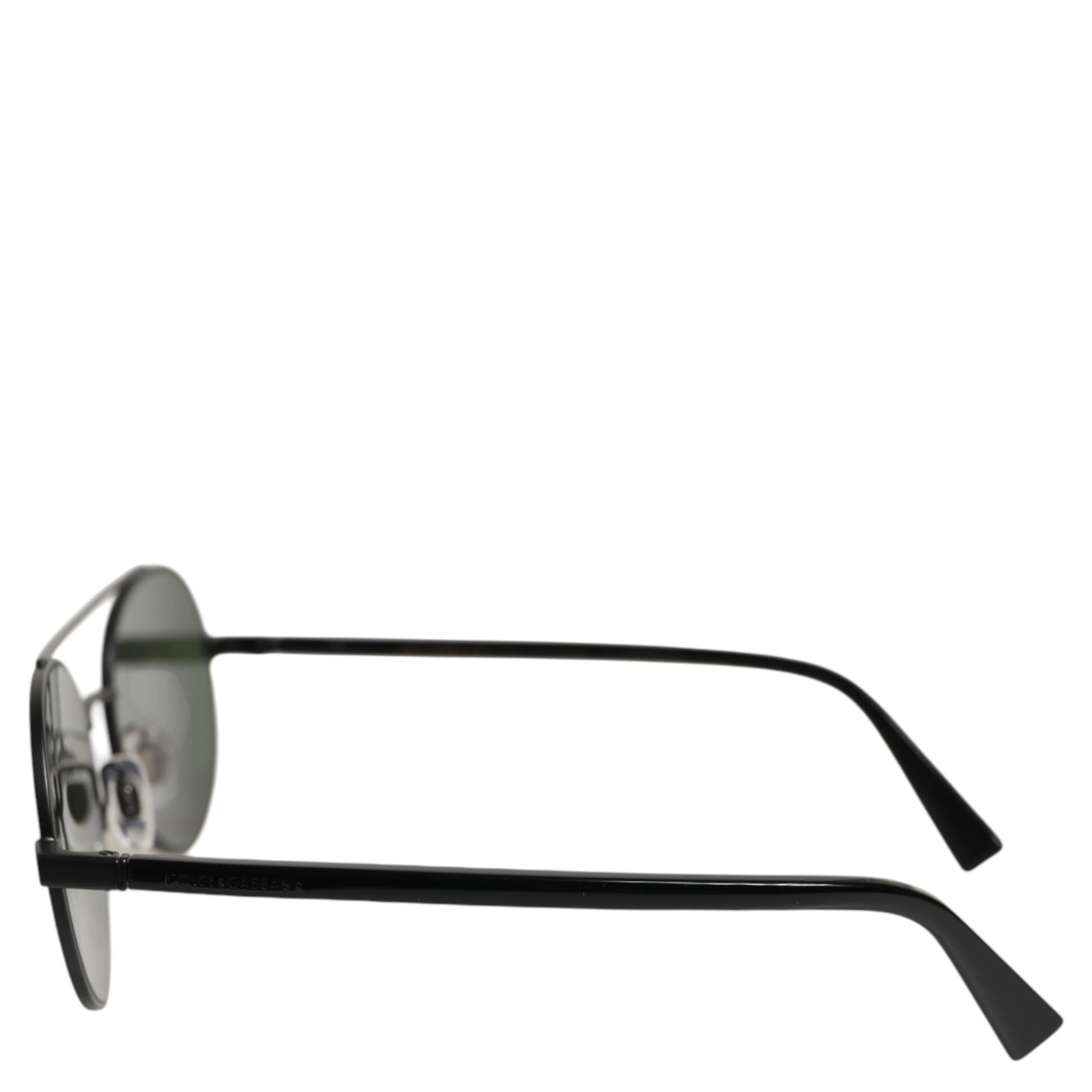 Matte Black Steel Frame Gray Lens Sunglasses