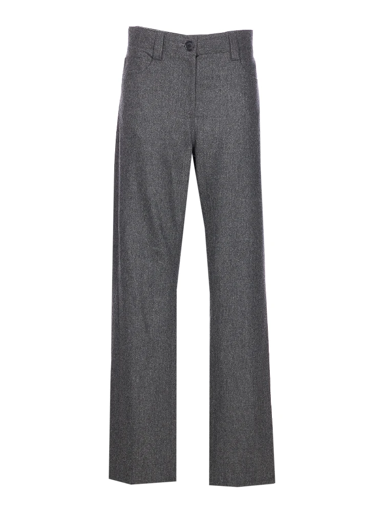 KHAITE Trousers Grey