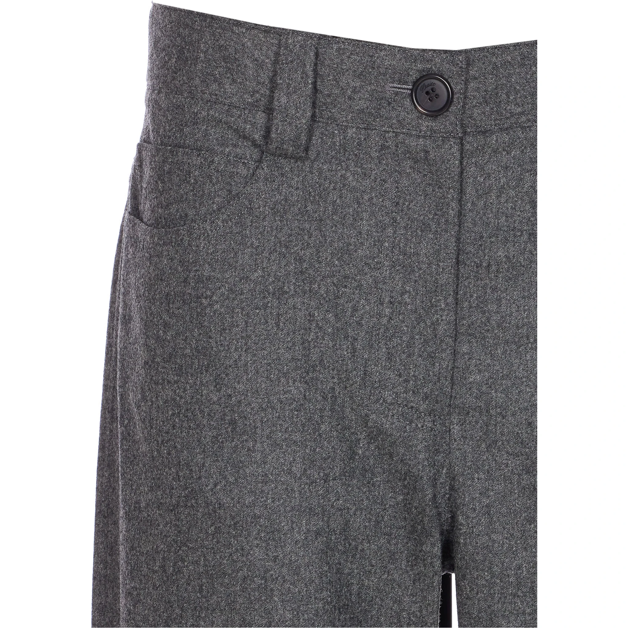 KHAITE Trousers Grey