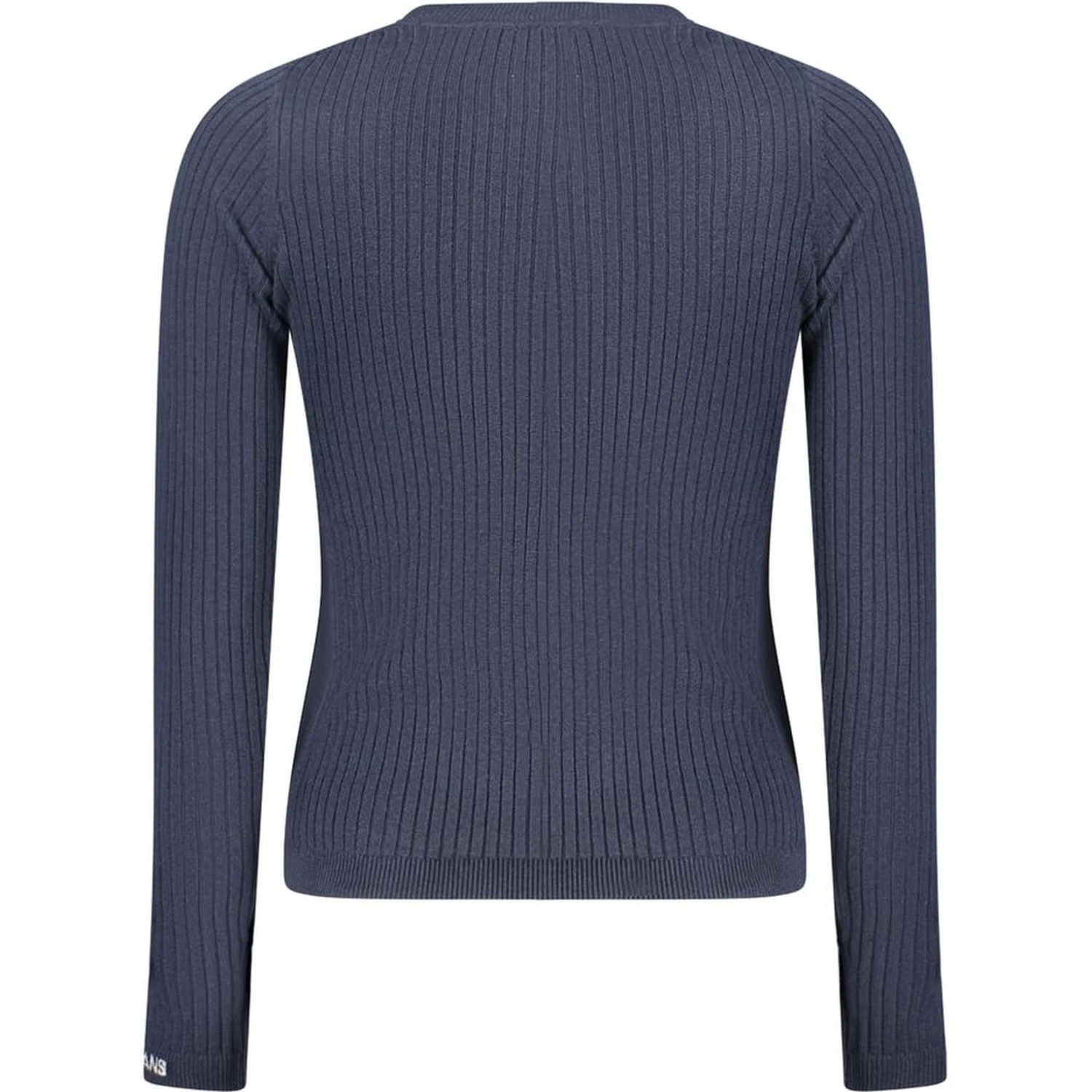 Blue Cotton Women Sweater