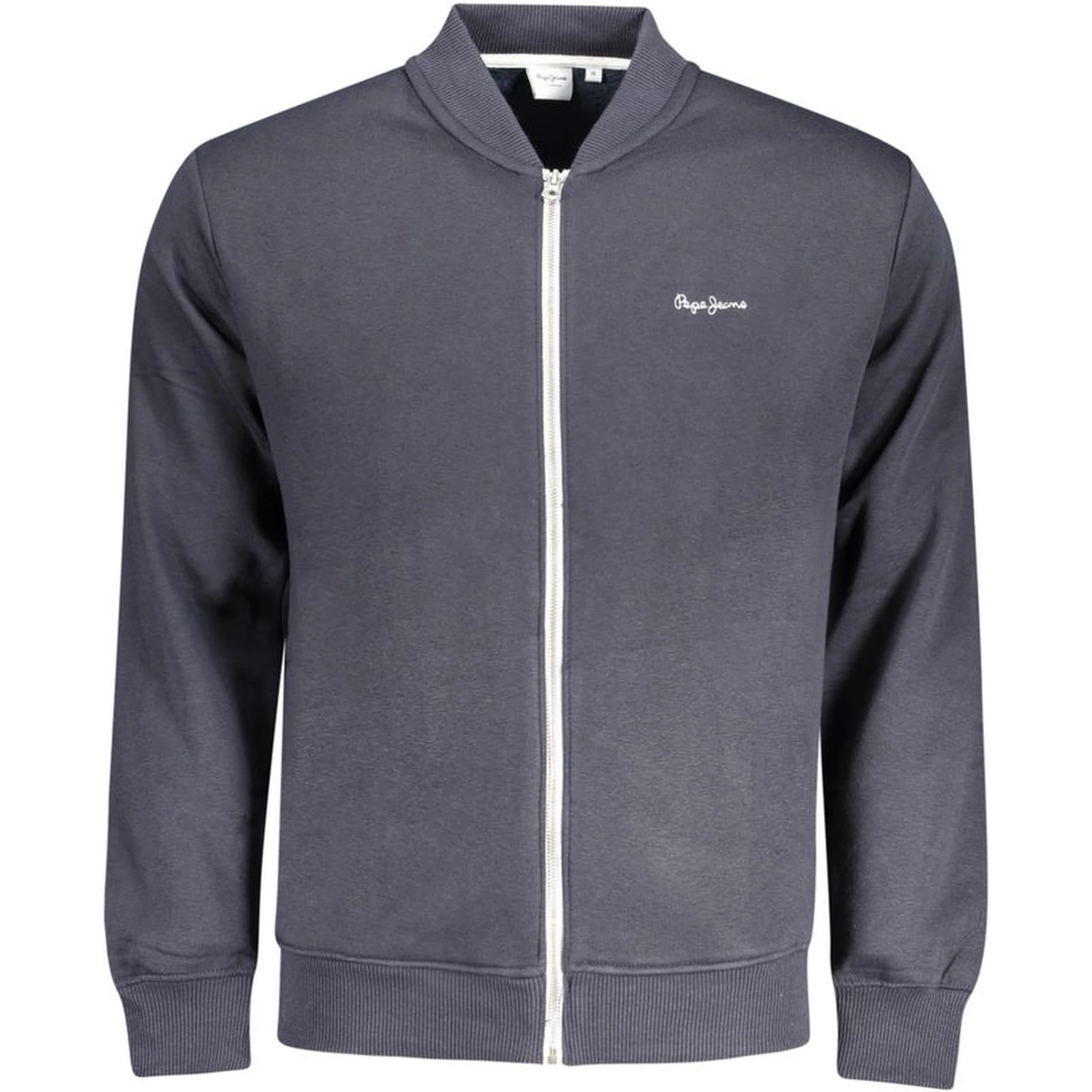 Blue Cotton Men Sweater