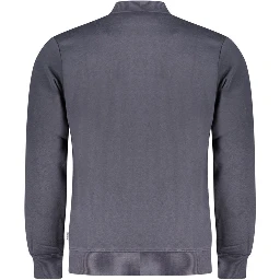 Blue Cotton Men Sweater