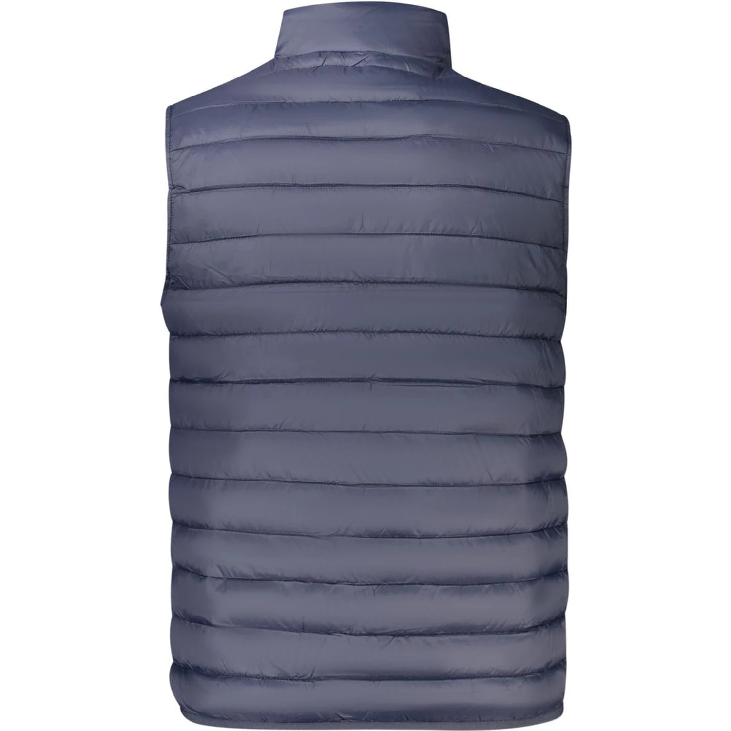 Blue Polyester Men Jacket