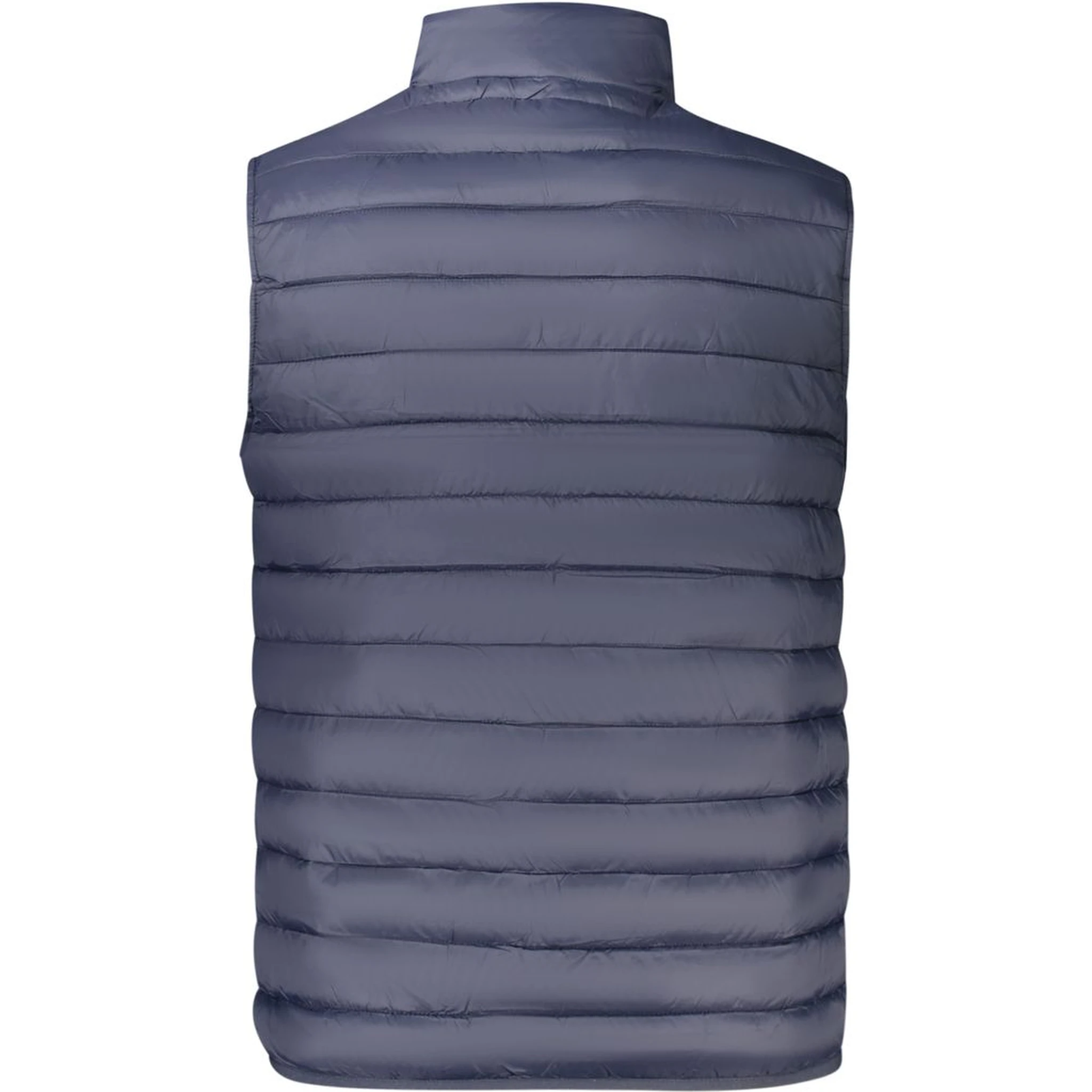 Blue Polyester Men Jacket