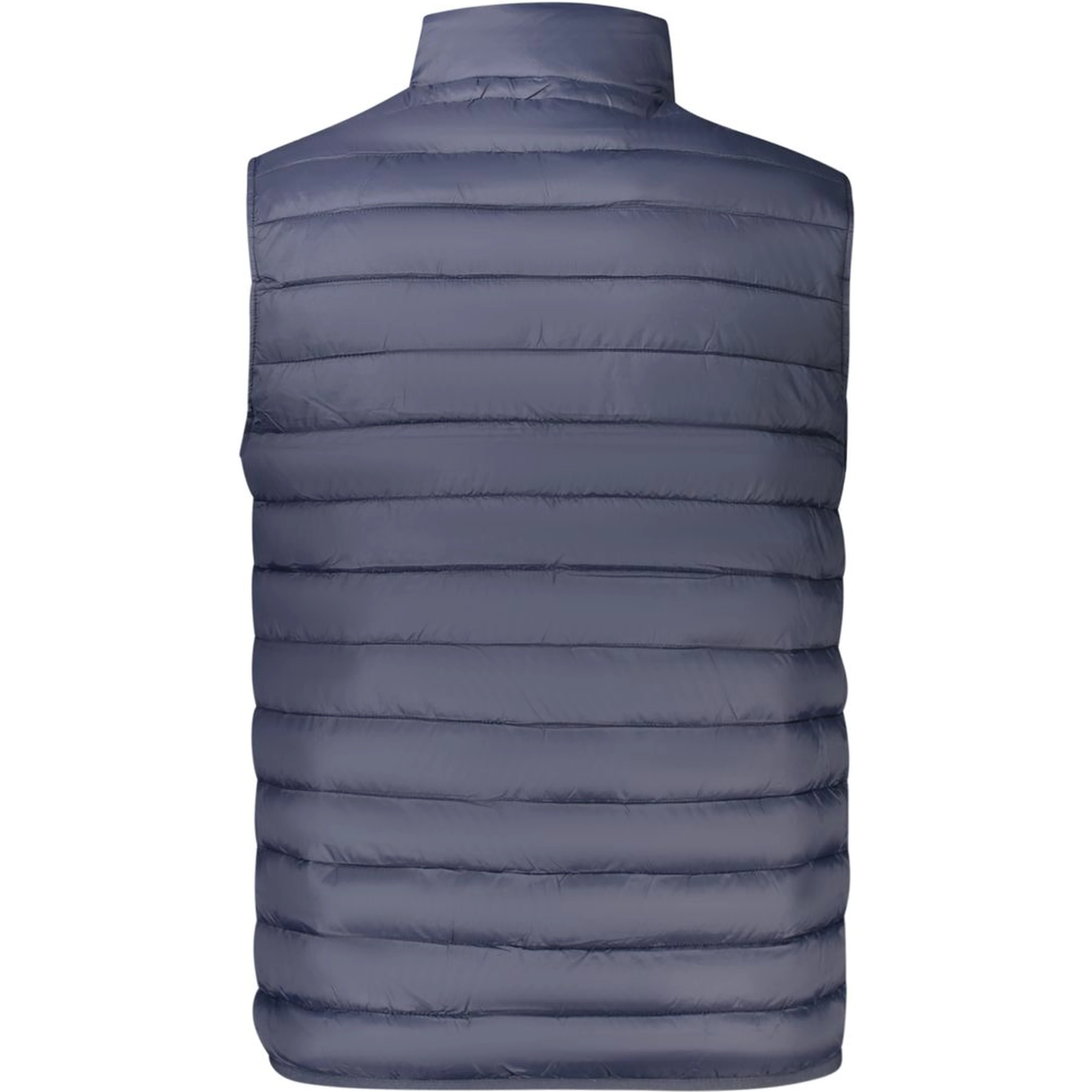Blue Polyester Men Jacket