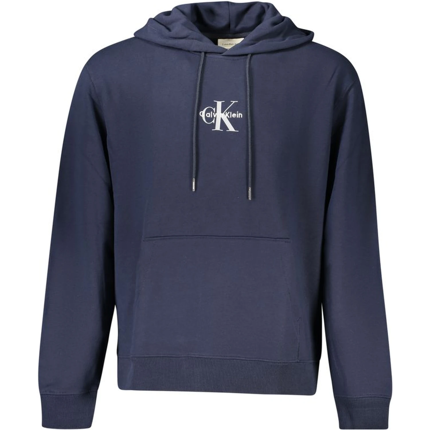 Blue Cotton Men Sweater