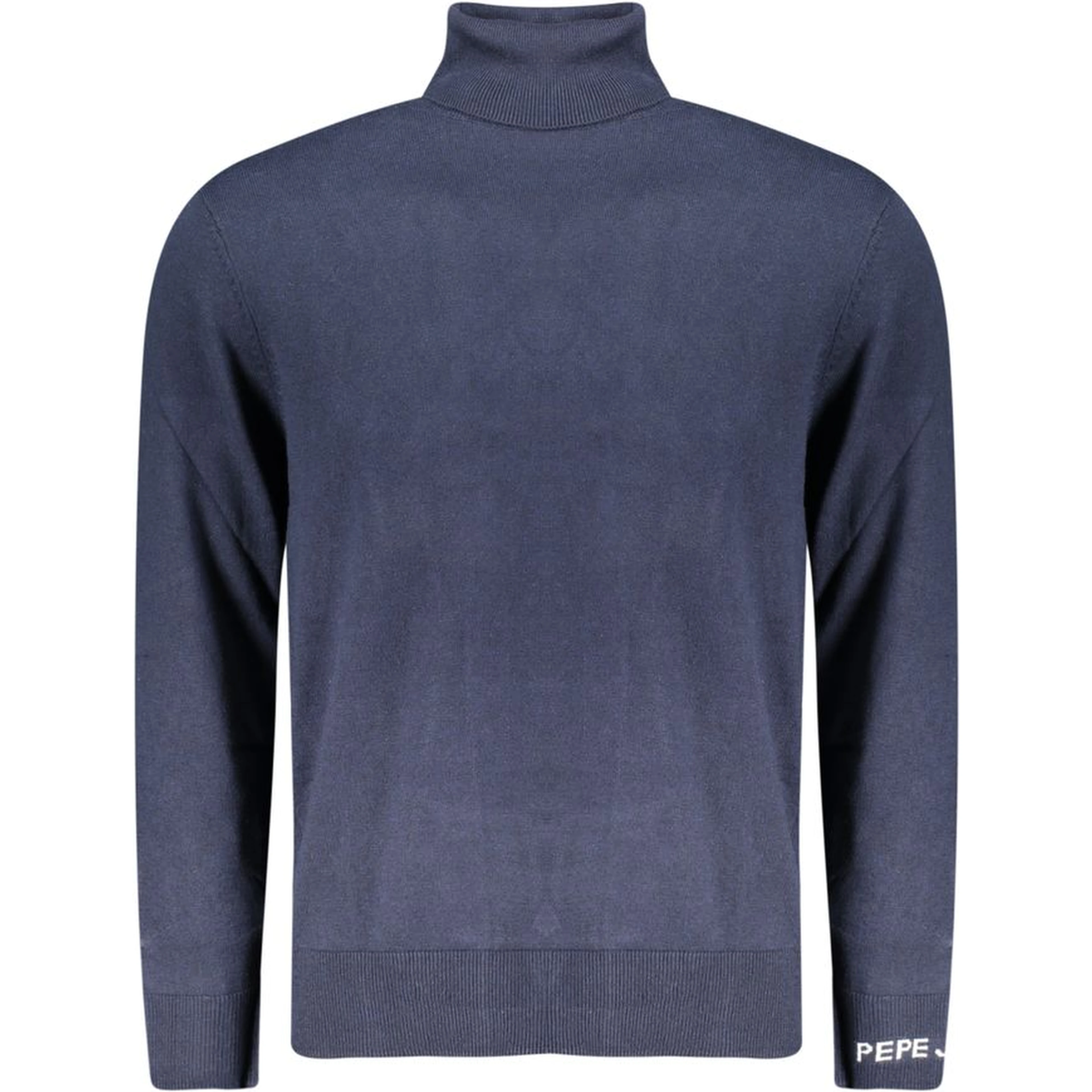 Blue Cotton Men Sweater