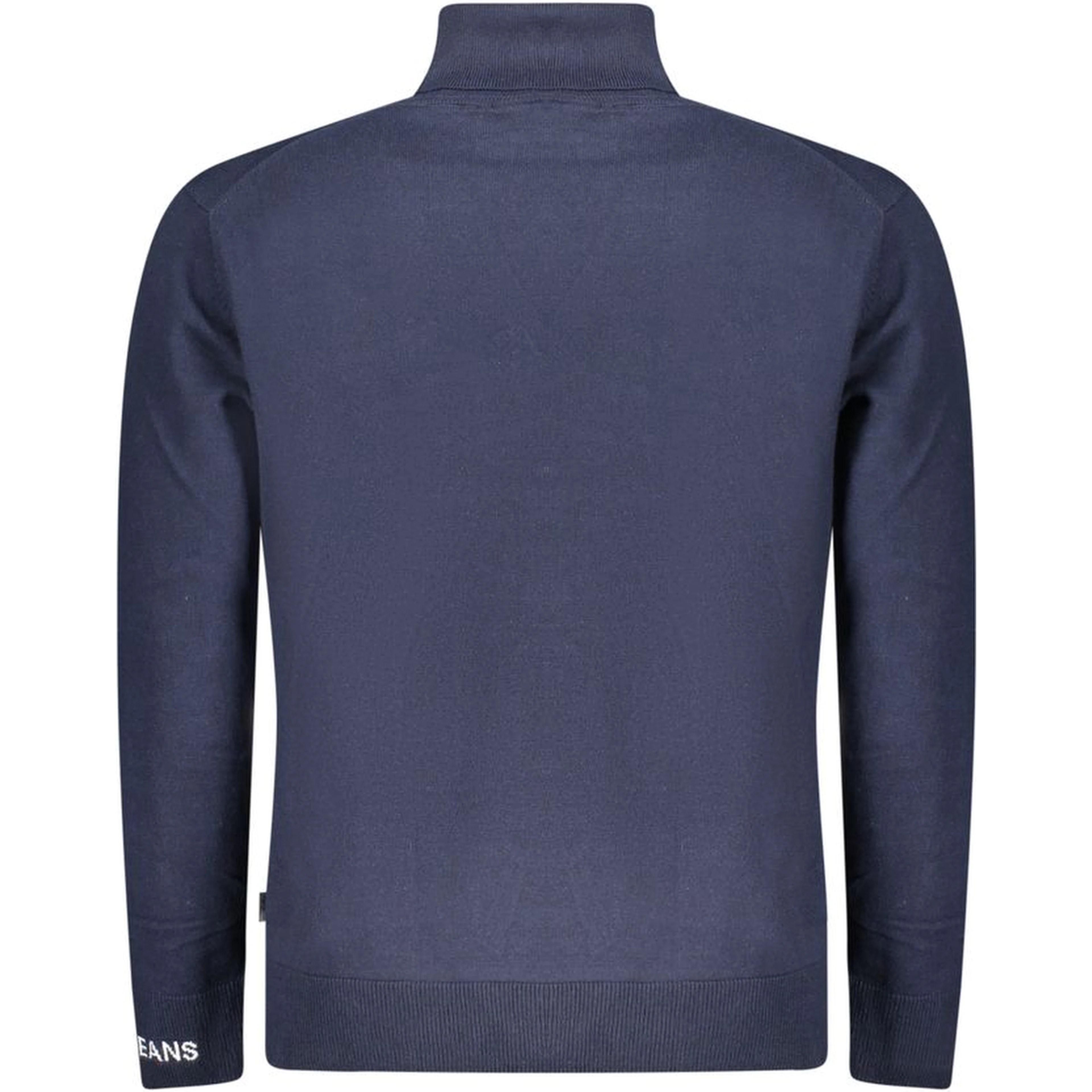 Blue Cotton Men Sweater