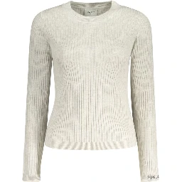 Gray Cotton Women Sweater