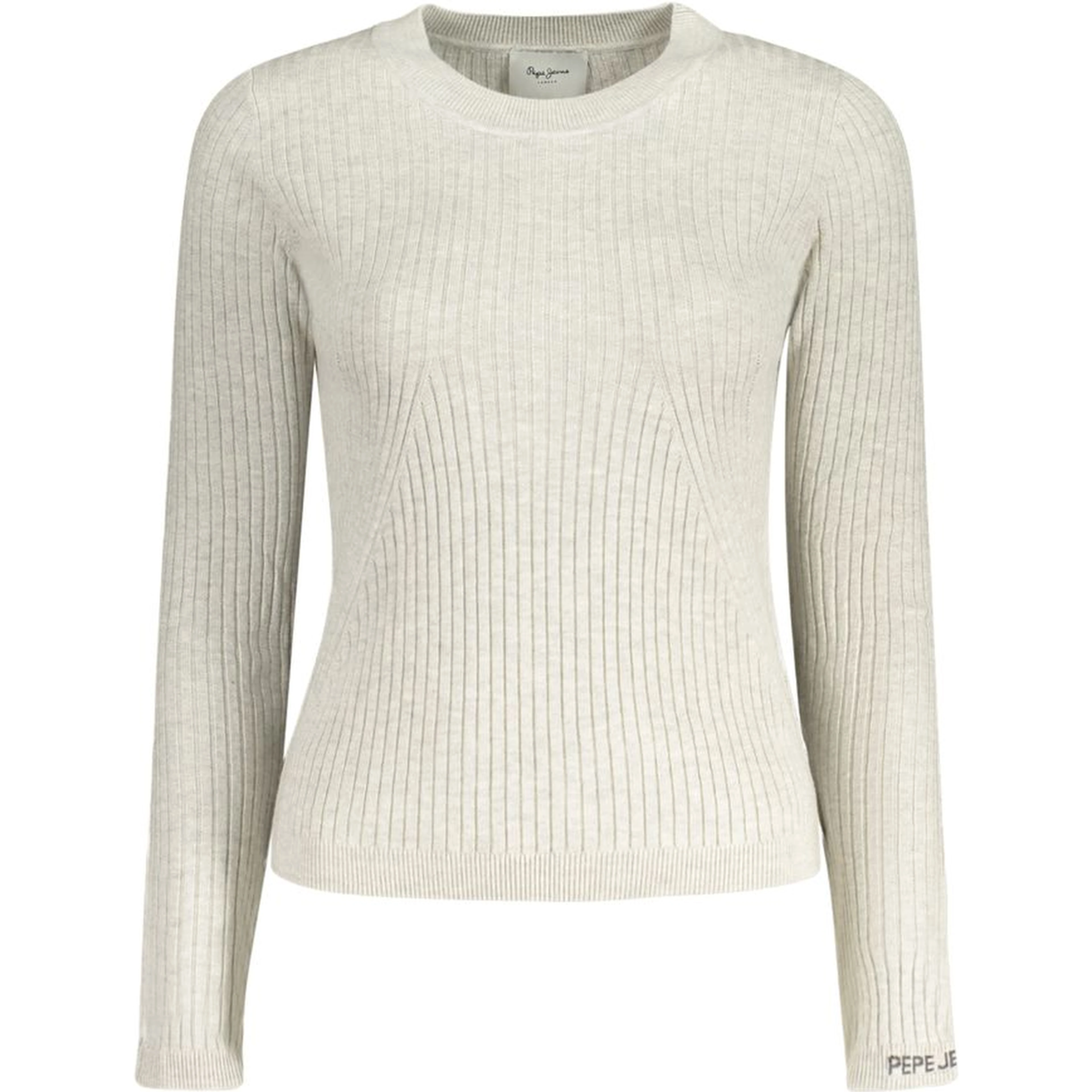 Gray Cotton Women Sweater
