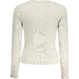 Gray Cotton Women Sweater