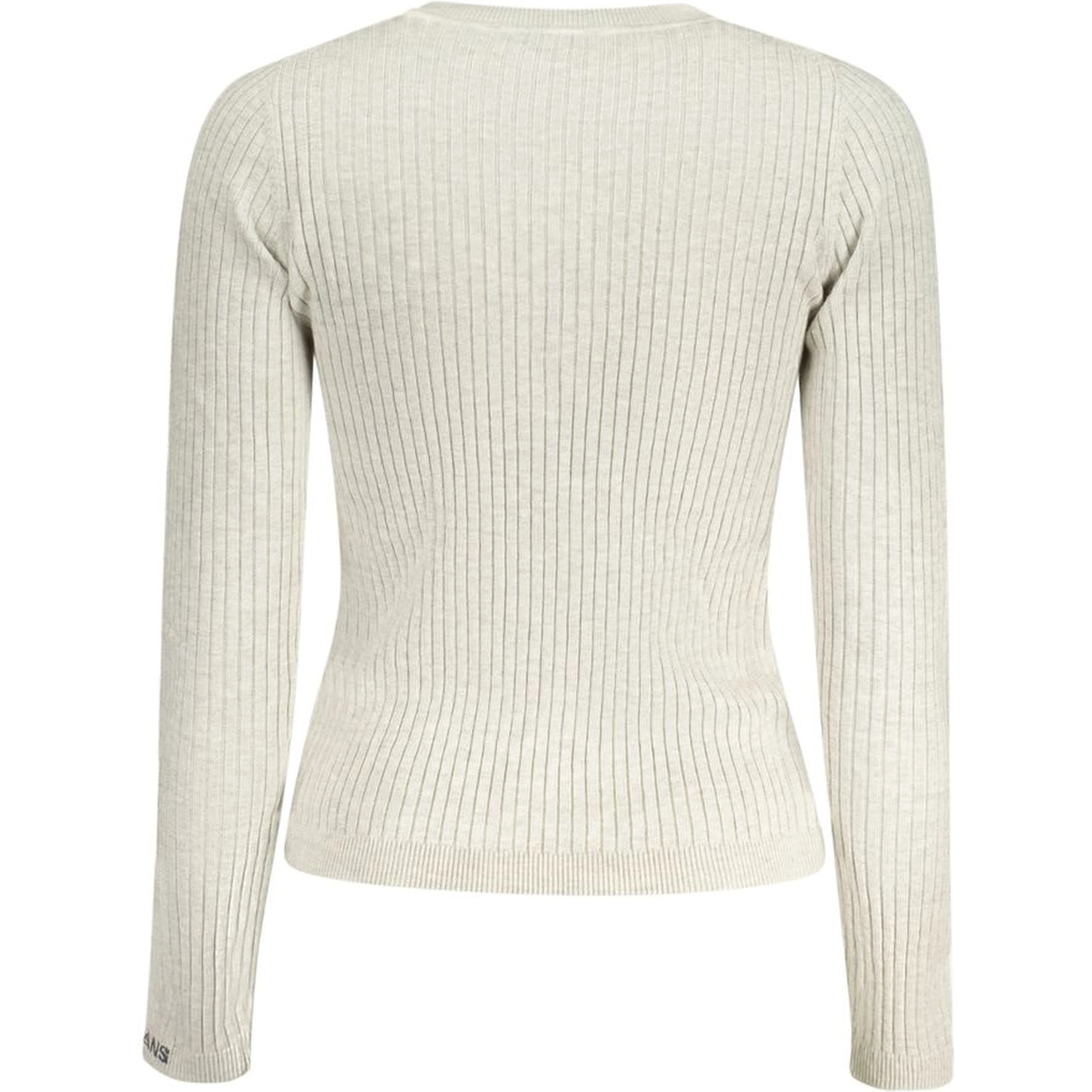 Gray Cotton Women Sweater