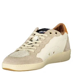 White Leather Men Sneaker