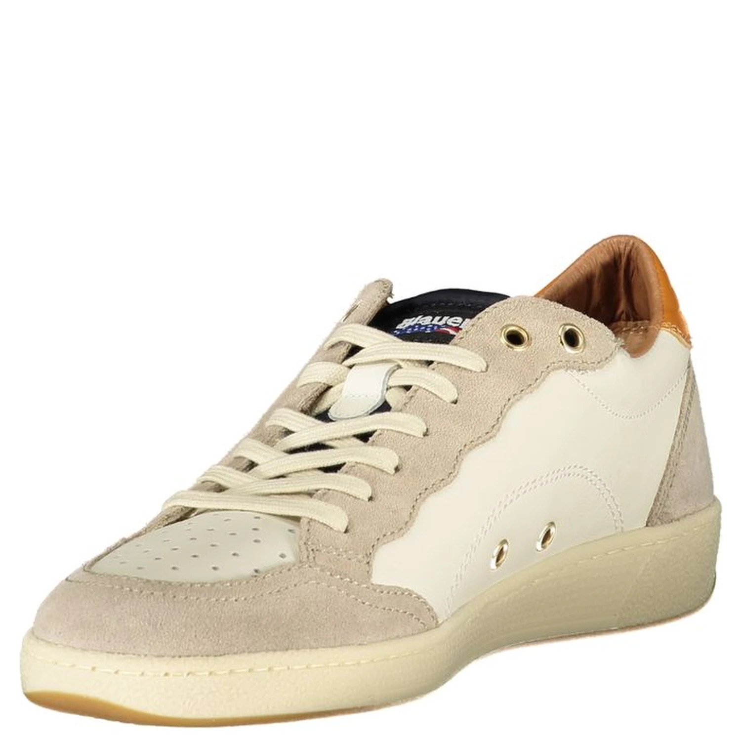 White Leather Men Sneaker