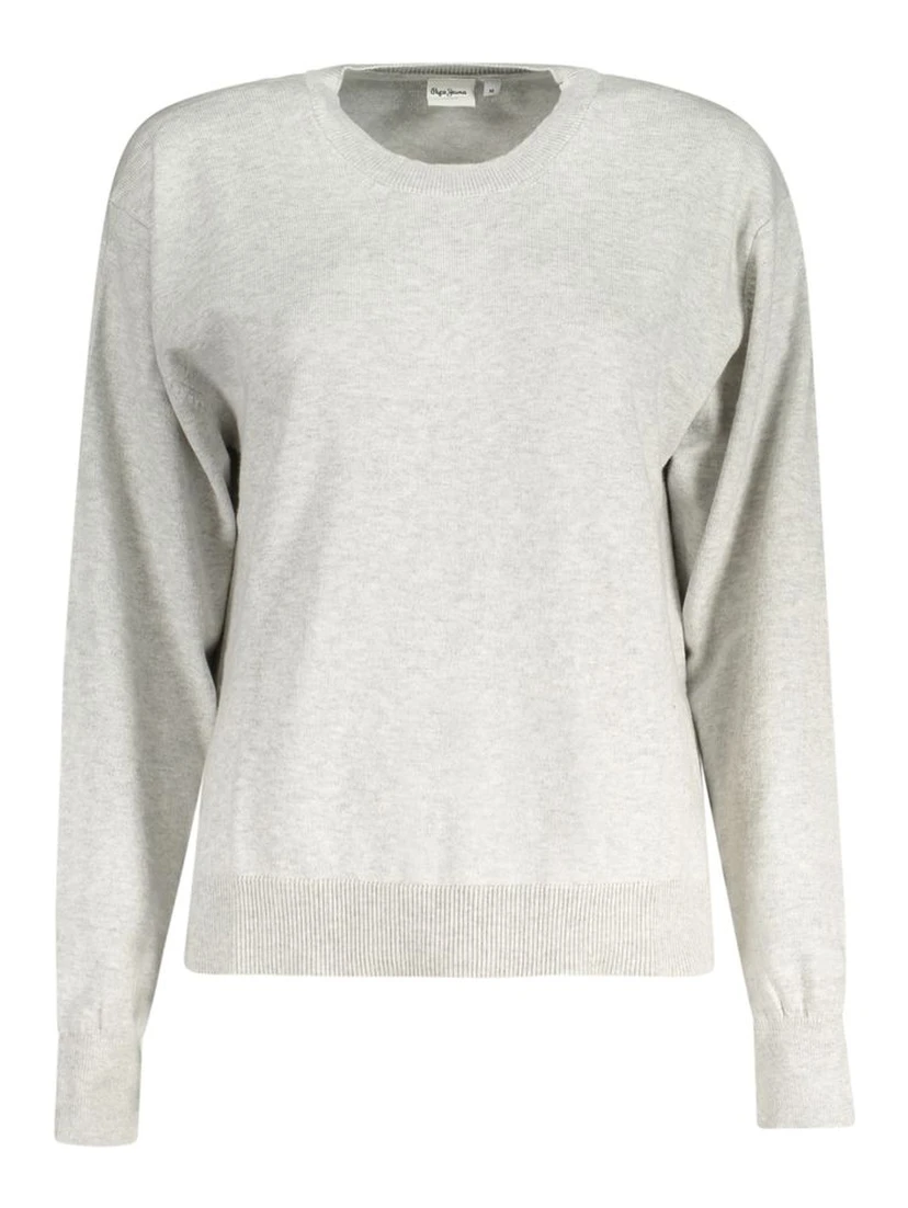 Gray Cotton Women Sweater