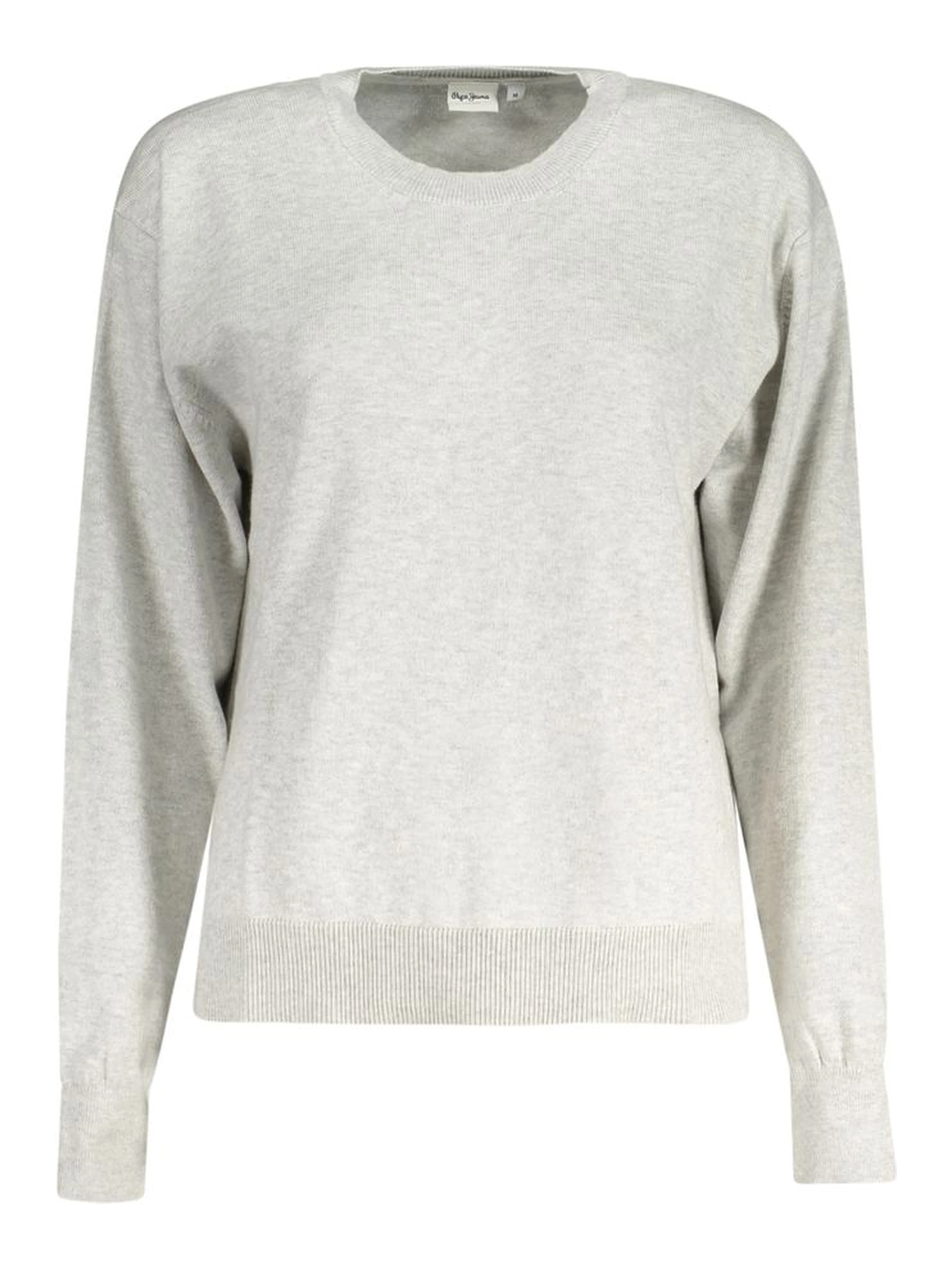 Gray Cotton Women Sweater