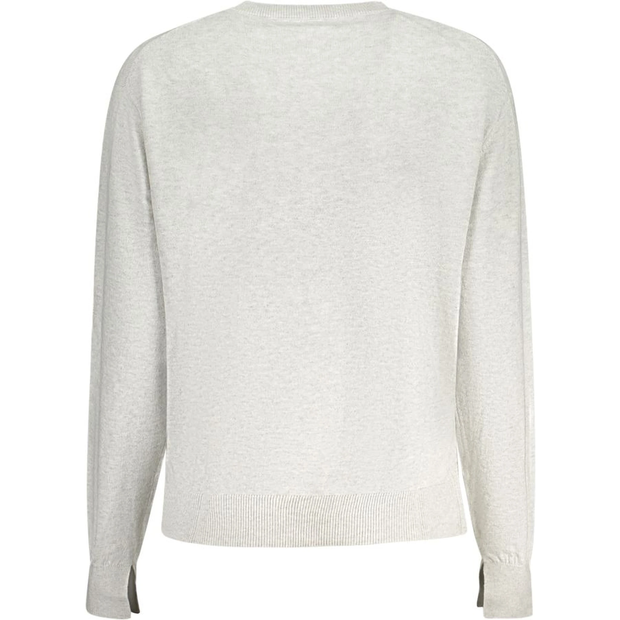 Gray Cotton Women Sweater