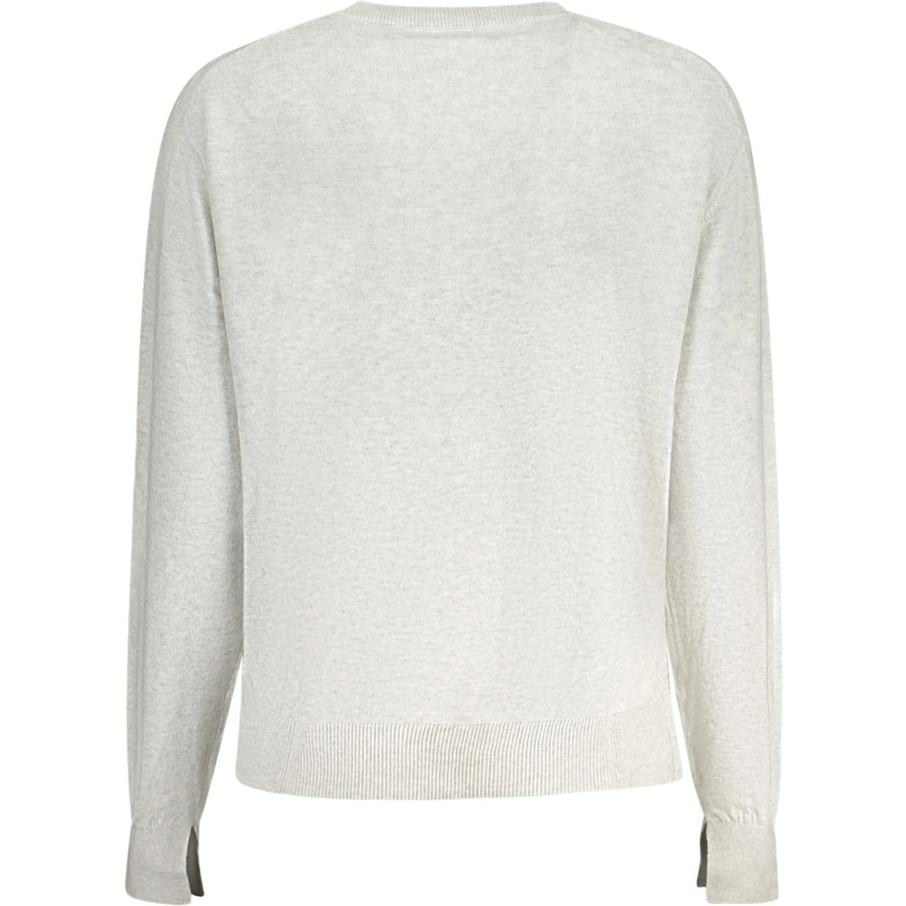 Gray Cotton Women Sweater