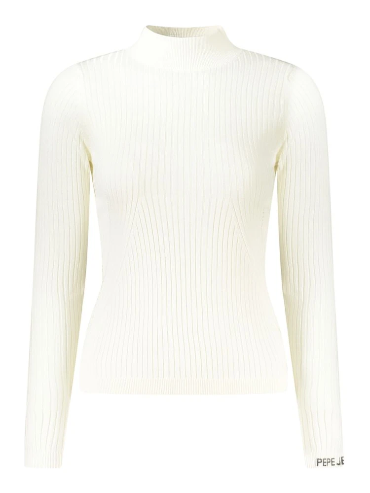 White Cotton Women Sweater