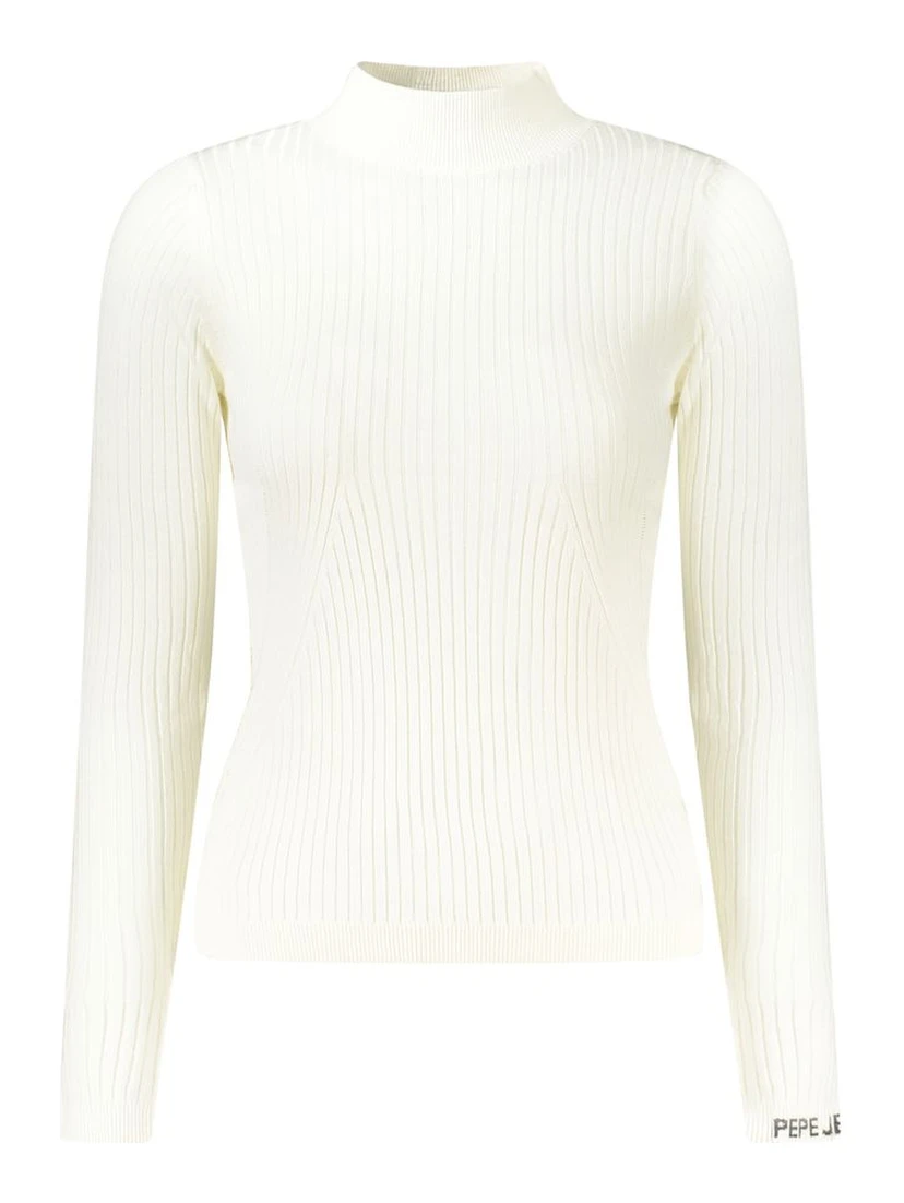 White Cotton Women Sweater