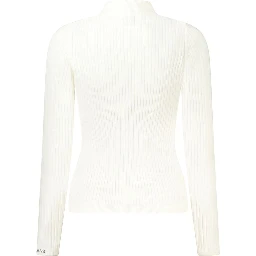 White Cotton Women Sweater
