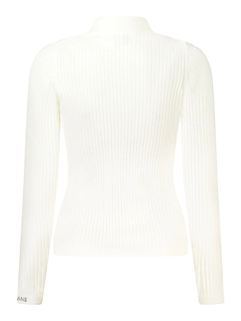 White Cotton Women Sweater