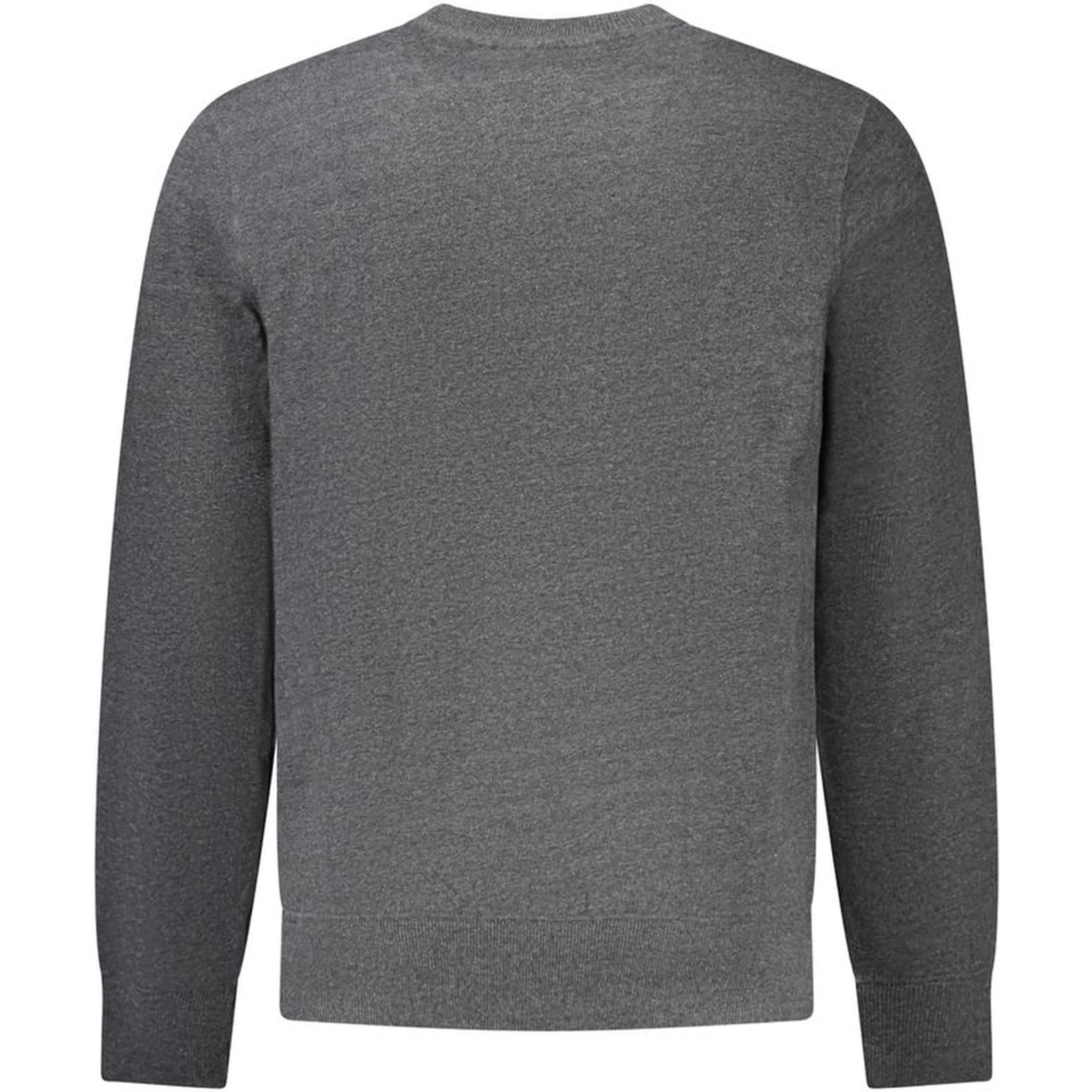 Gray Cotton Men Sweater