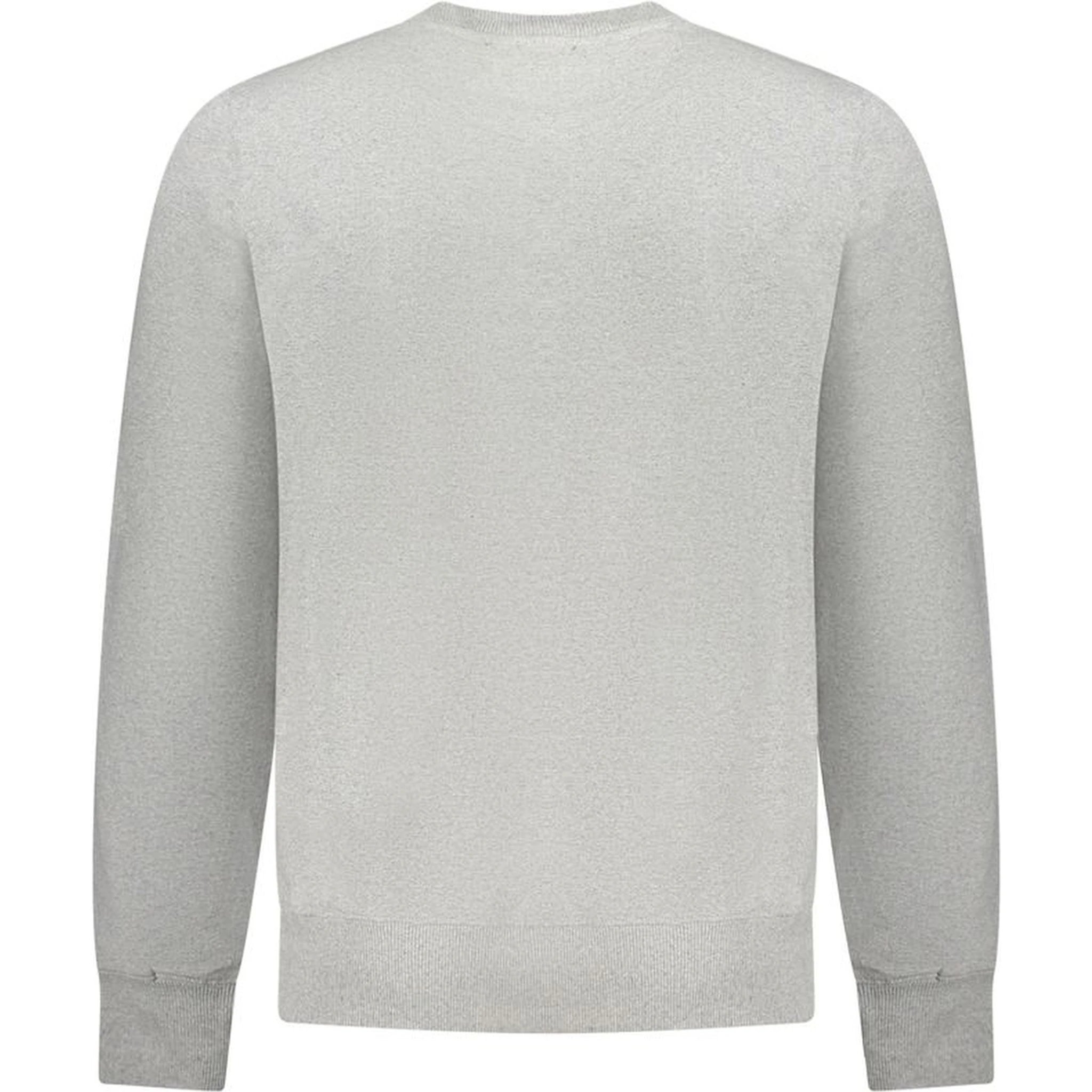 Gray Cotton Men's Sweater