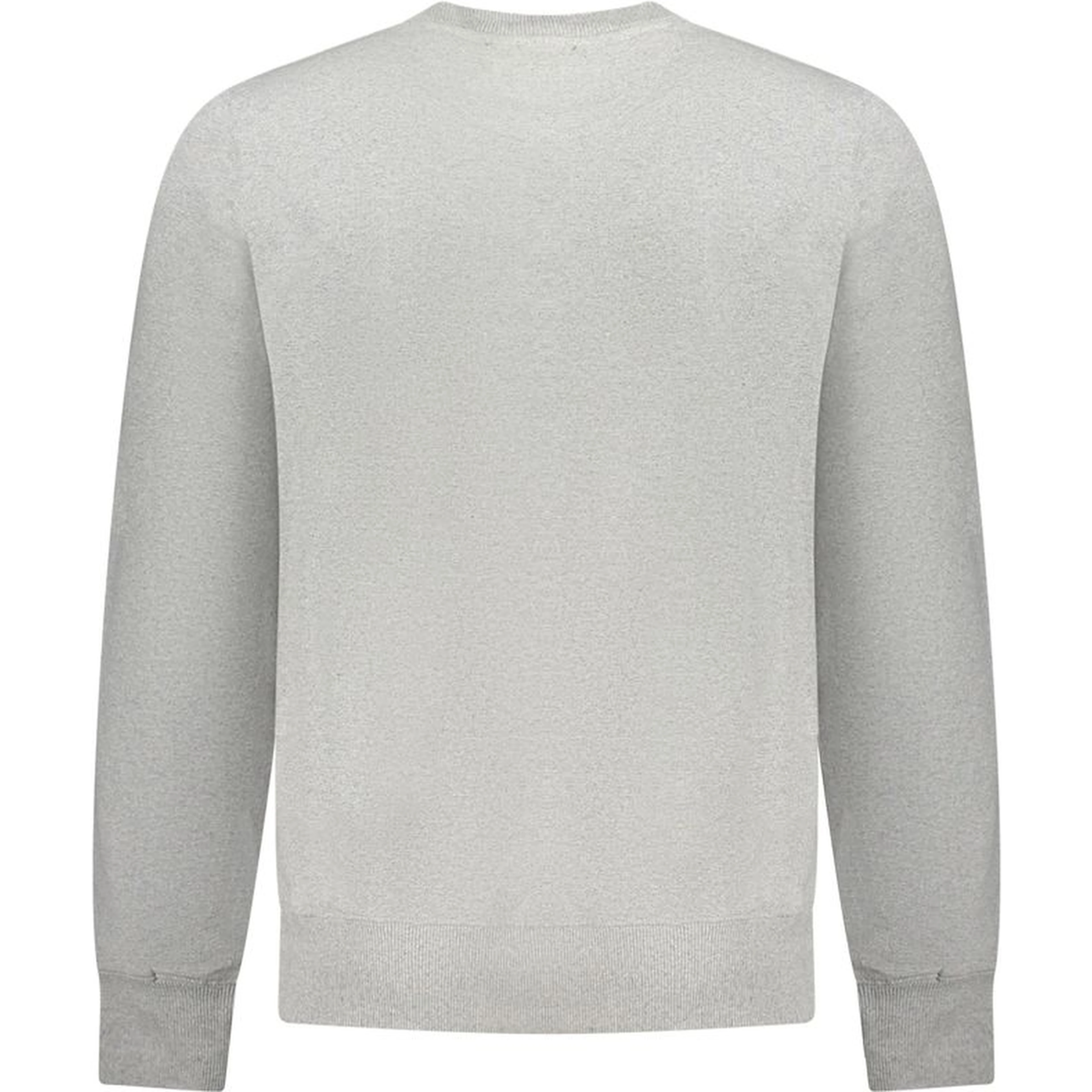 Gray Cotton Men's Sweater