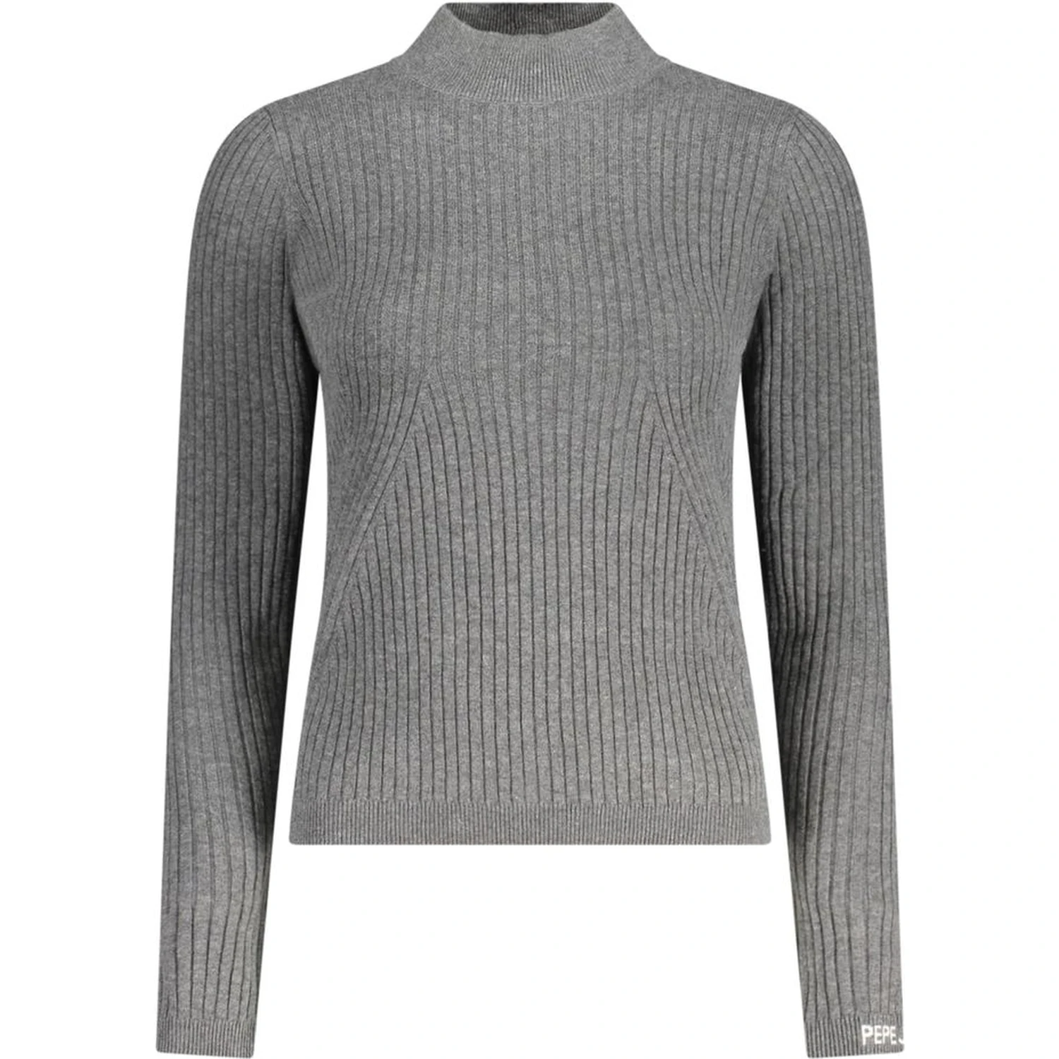 Gray Cotton Women Sweater