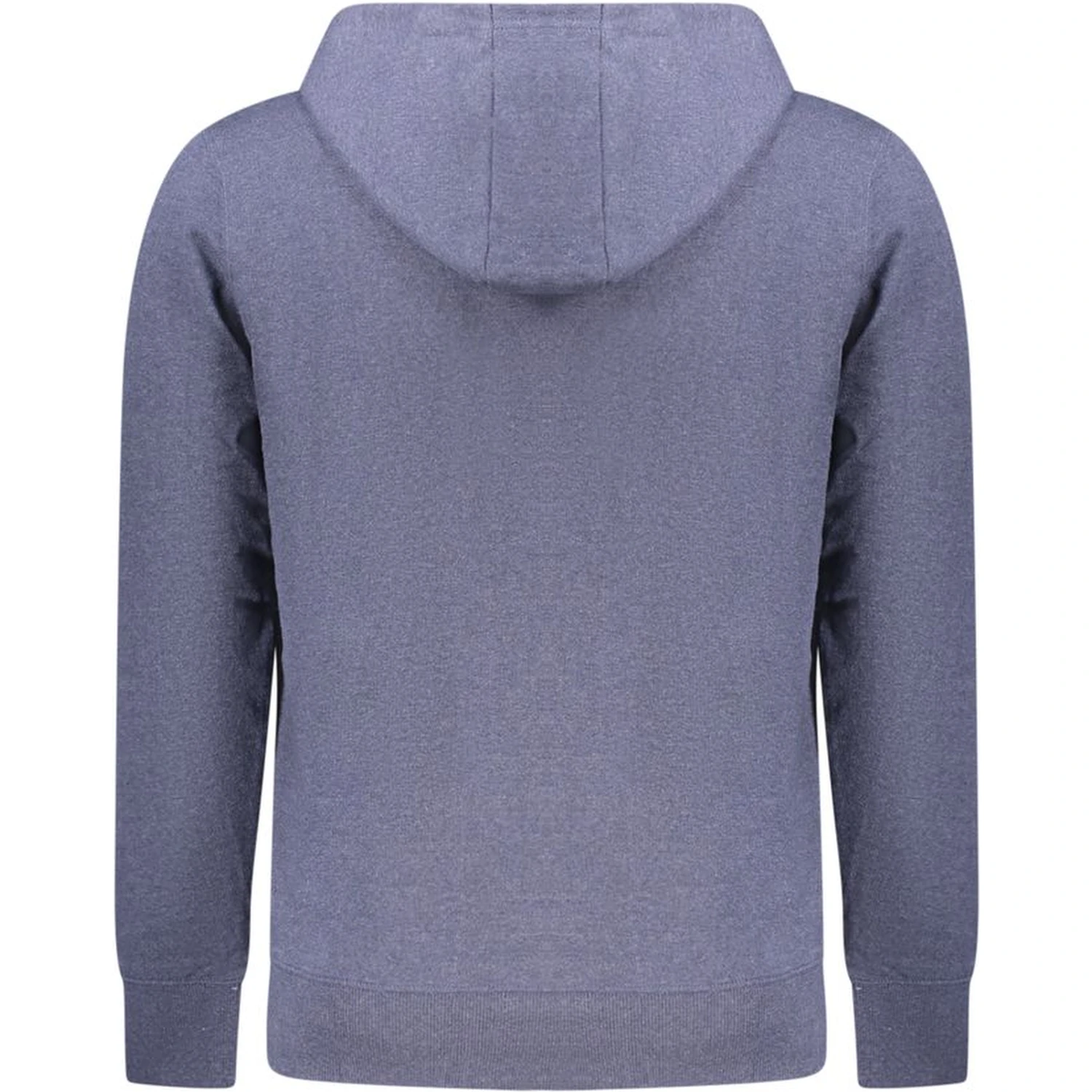 Blue Cotton Men's Hooded Sweater