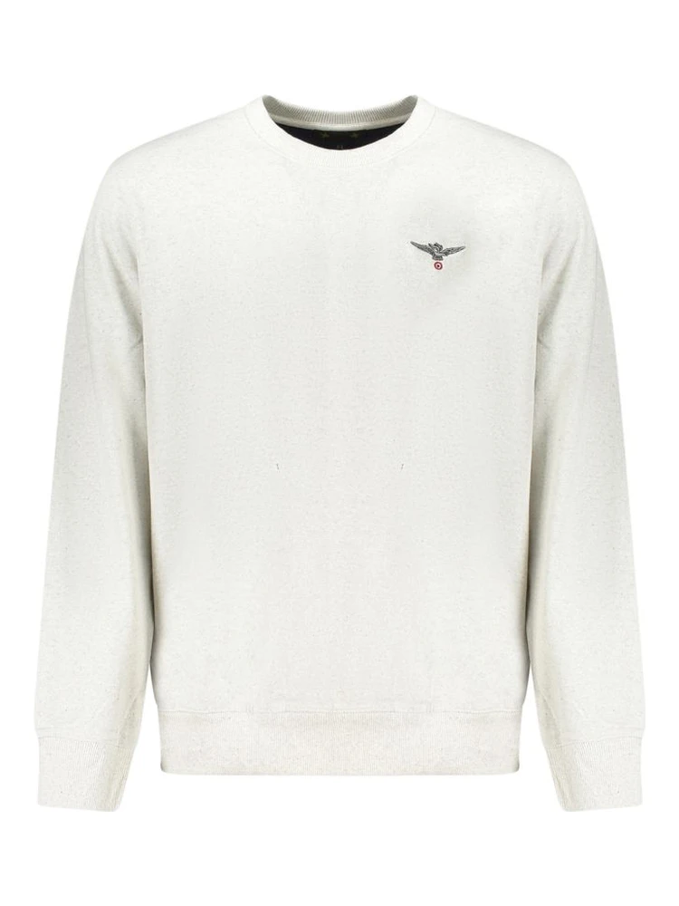 Gray Recycled Cotton Men Sweater