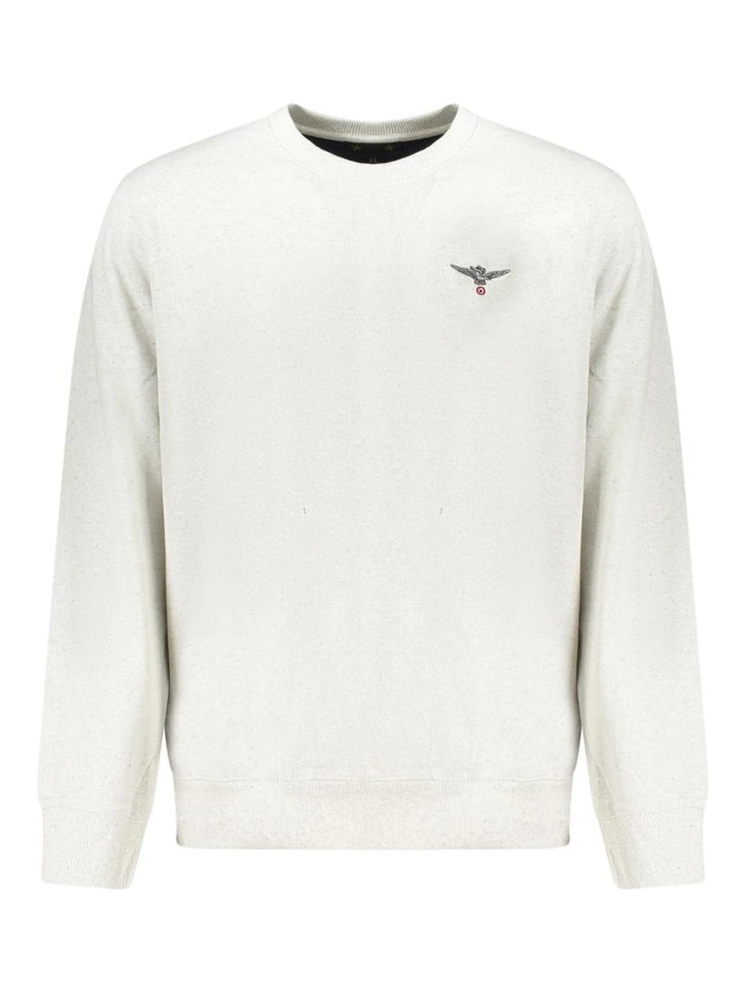 Gray Recycled Cotton Men Sweater