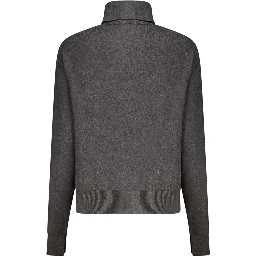 Black Cotton Women Sweater