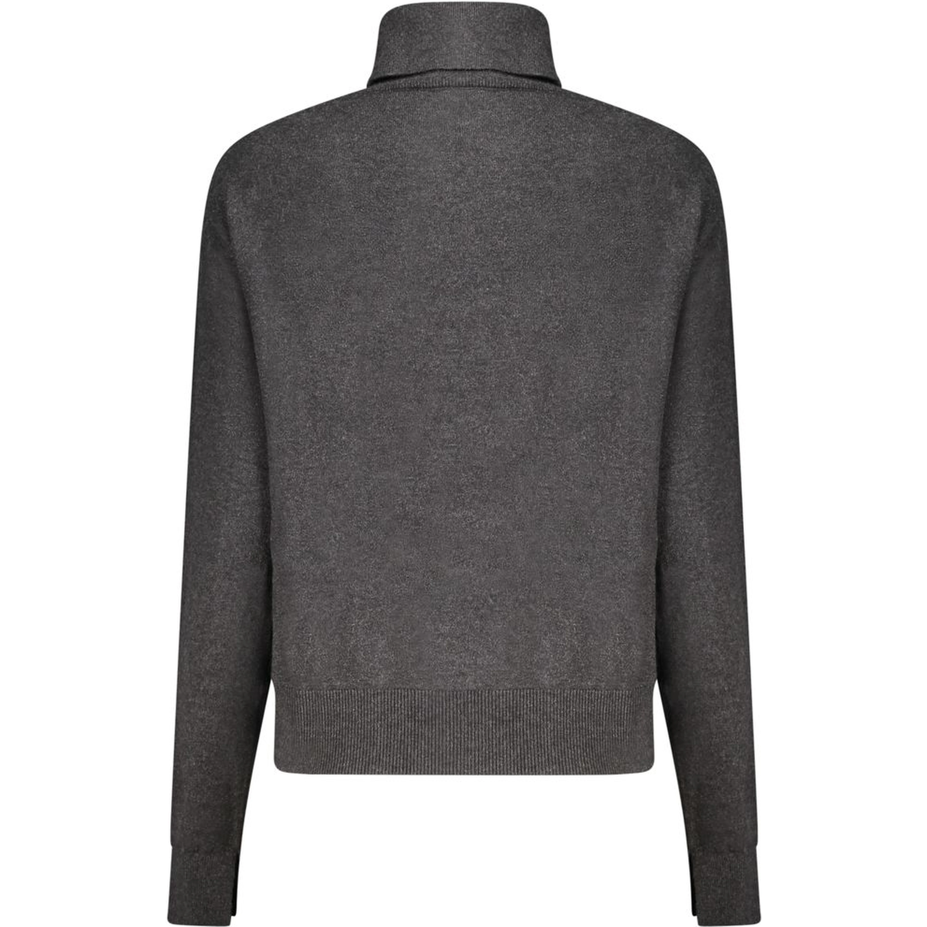 Black Cotton Women Sweater