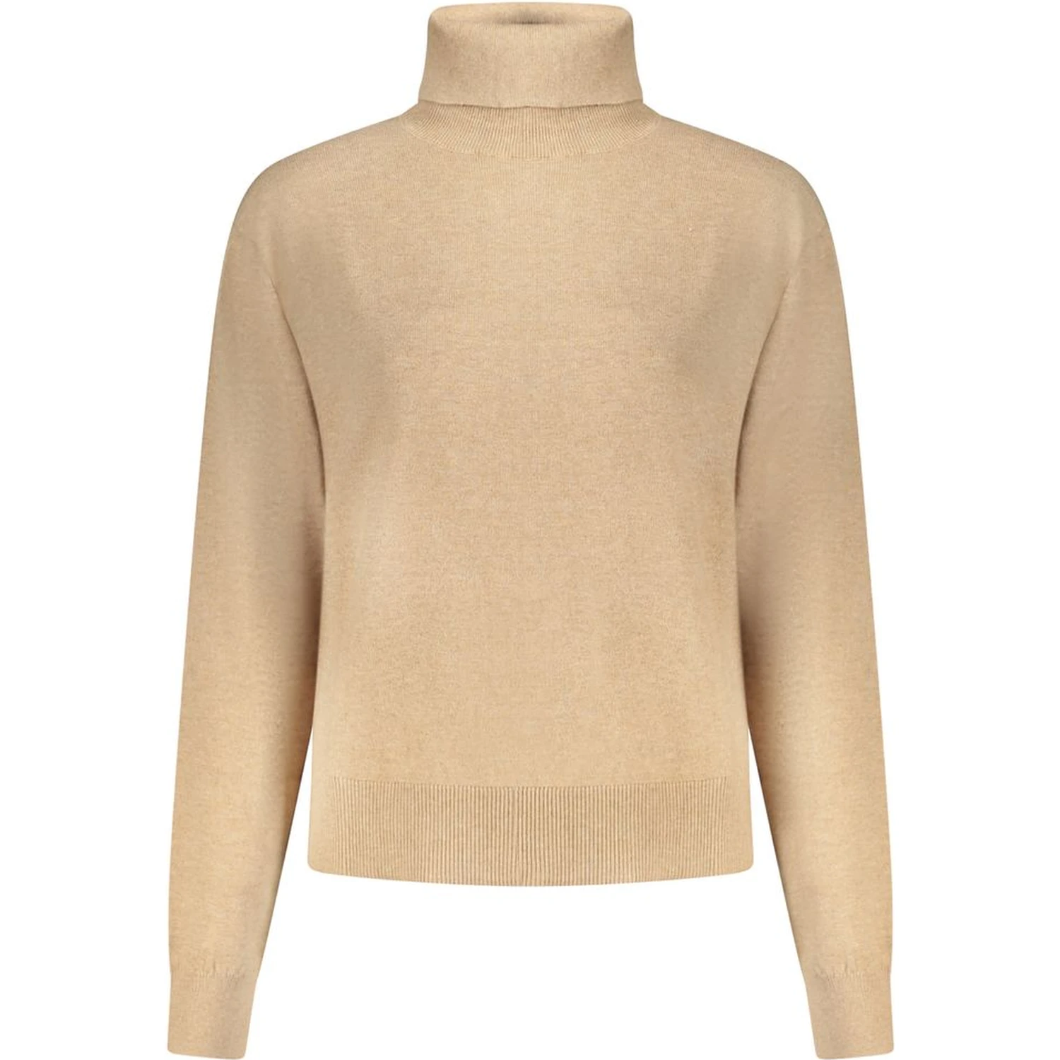 Beige Cotton Women Sweater