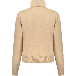 Beige Cotton Women Sweater