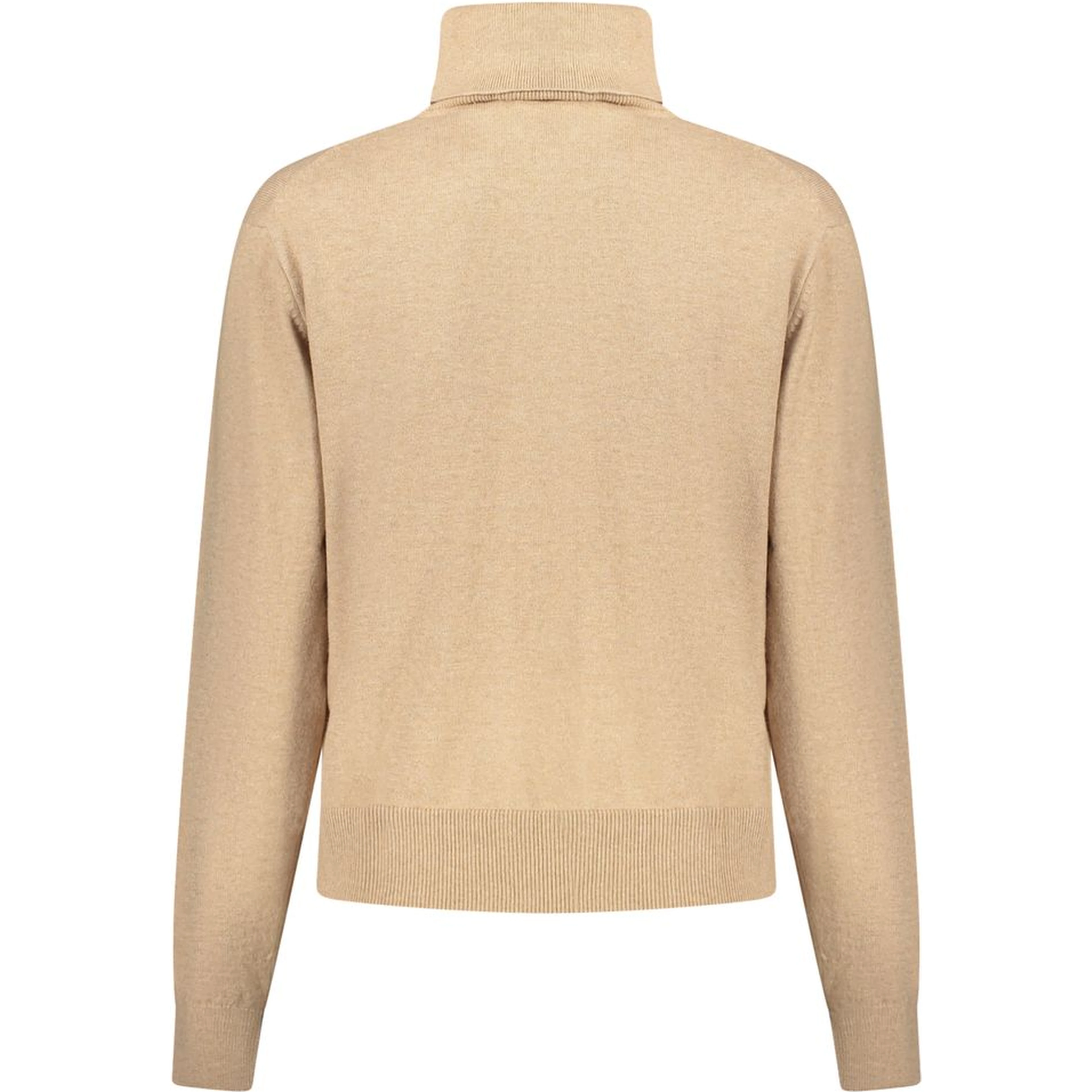 Beige Cotton Women Sweater