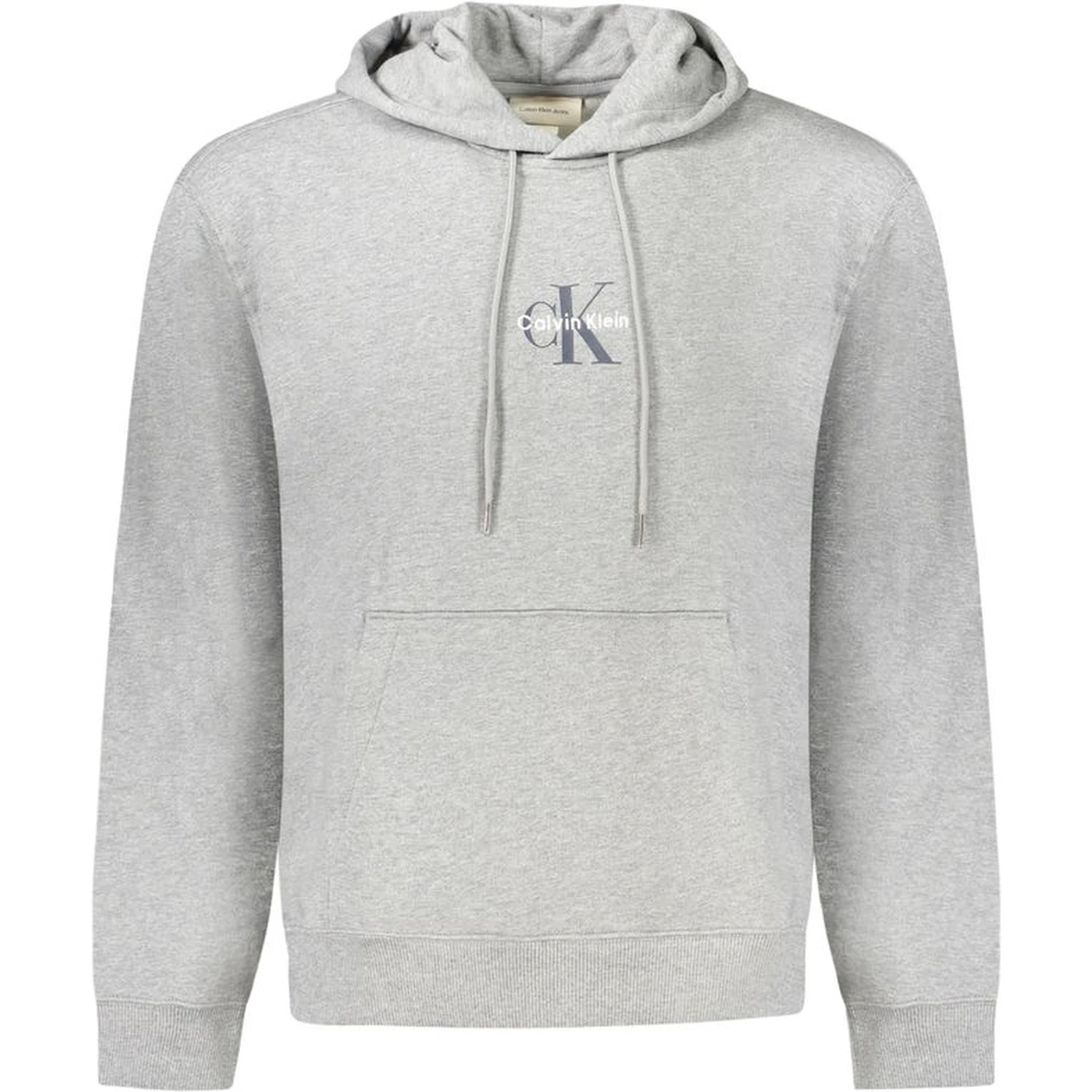 Gray Cotton Mens Hooded Sweater