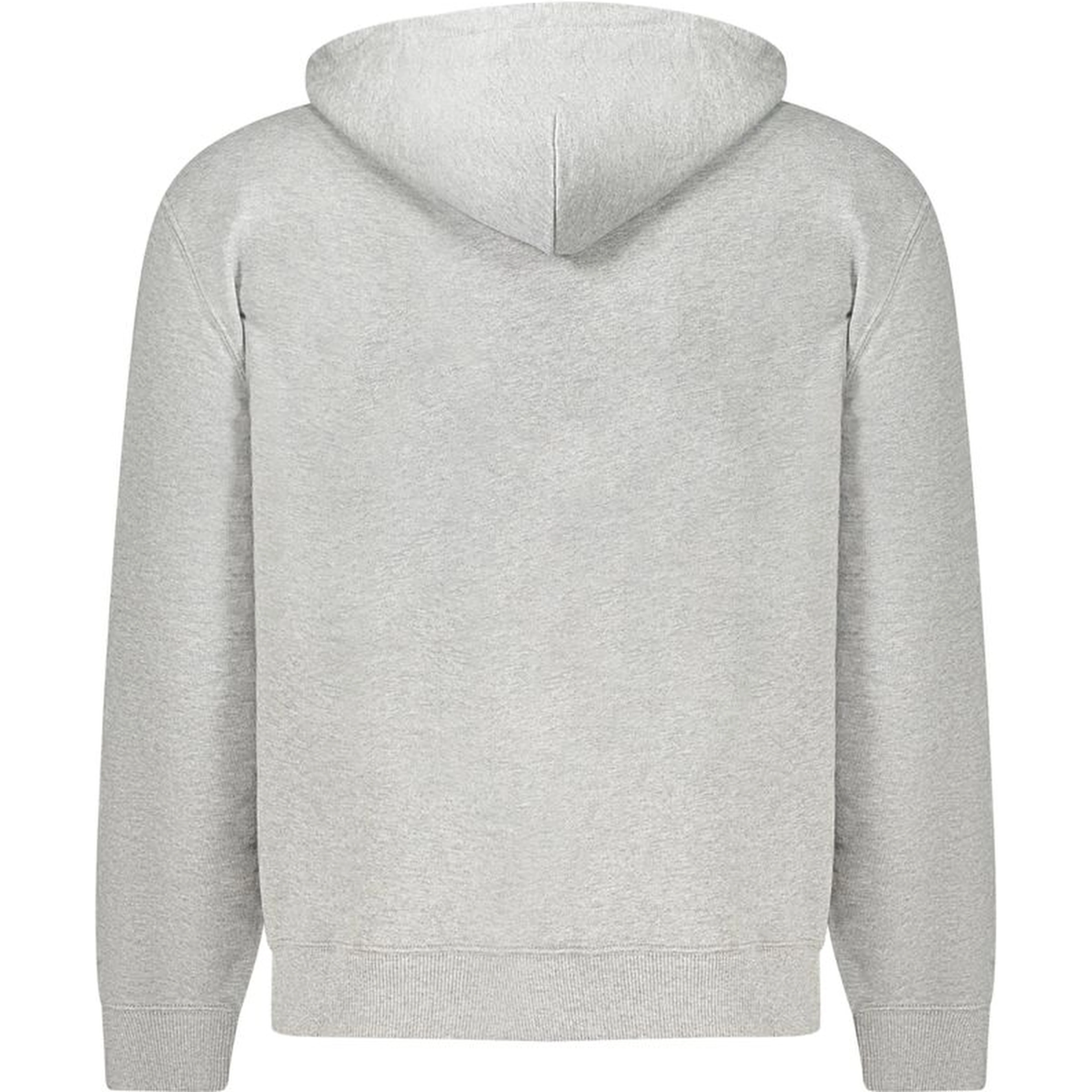 Gray Cotton Mens Hooded Sweater