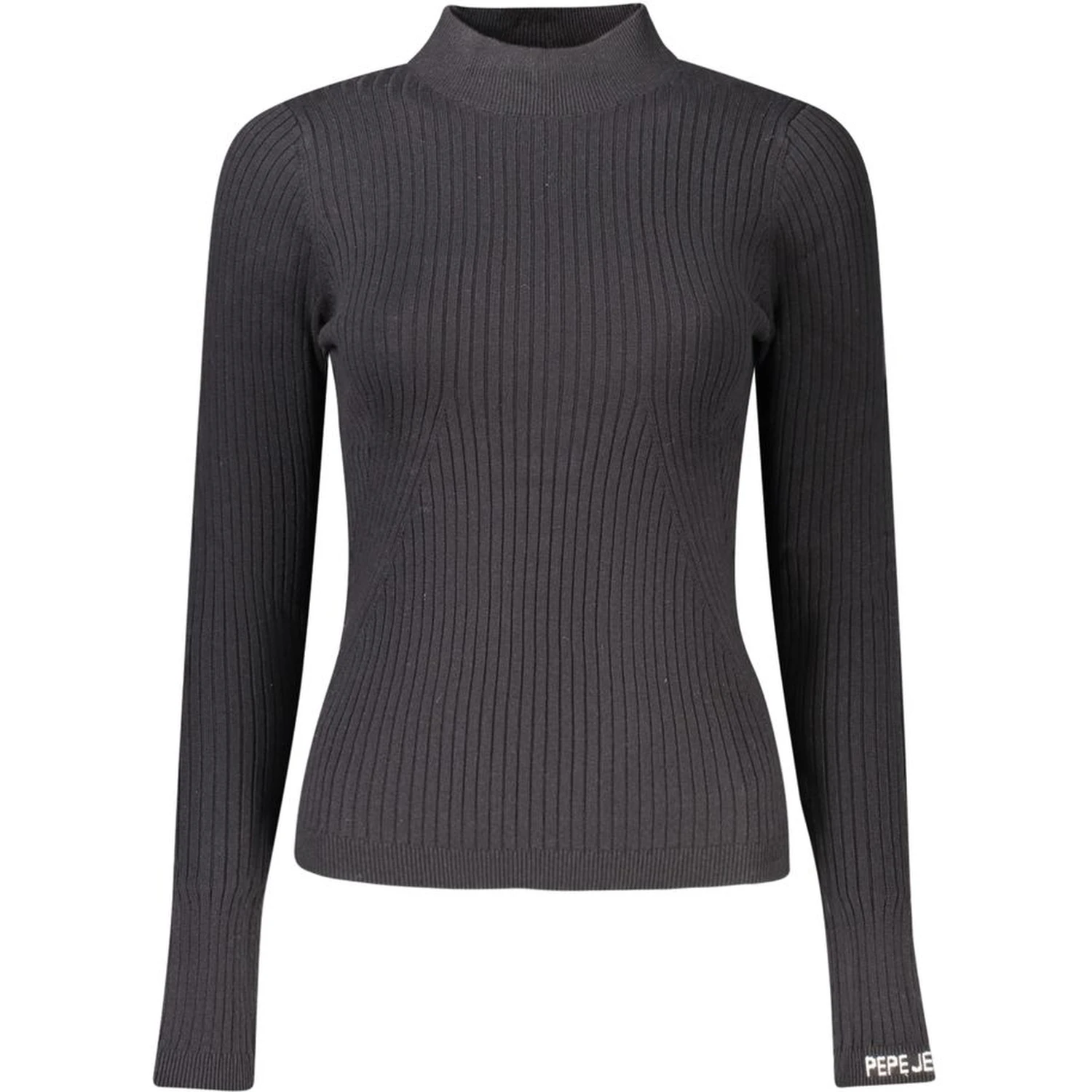 Black Cotton Women Sweater