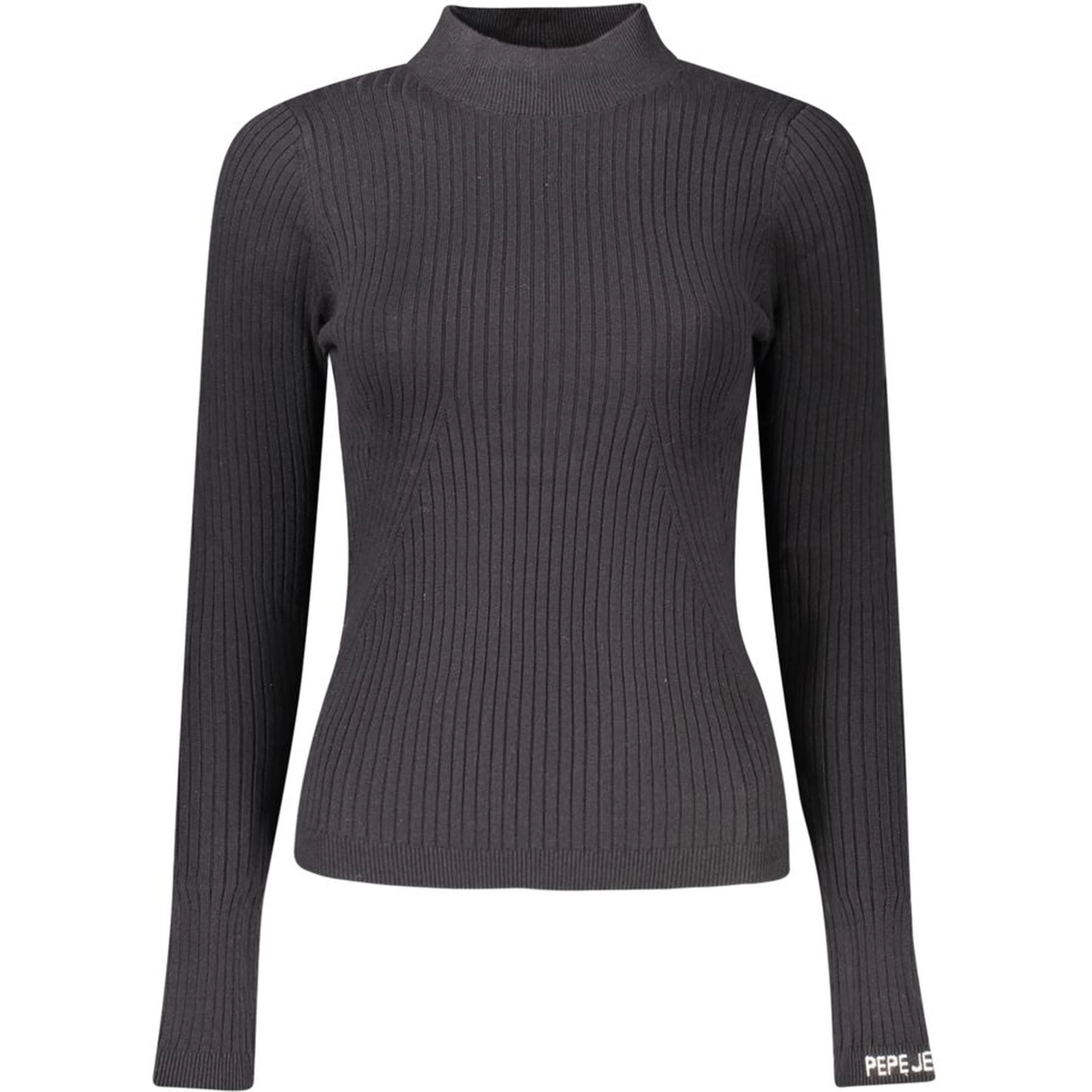 Black Cotton Women Sweater