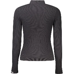 Black Cotton Women Sweater